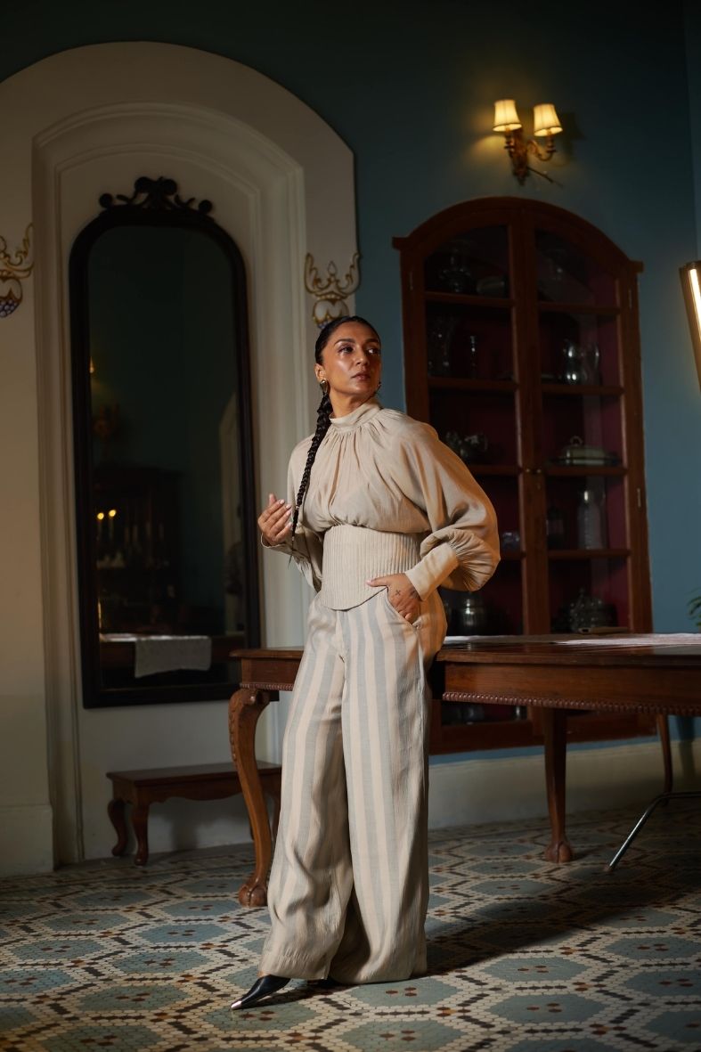 Ina Set in Tan