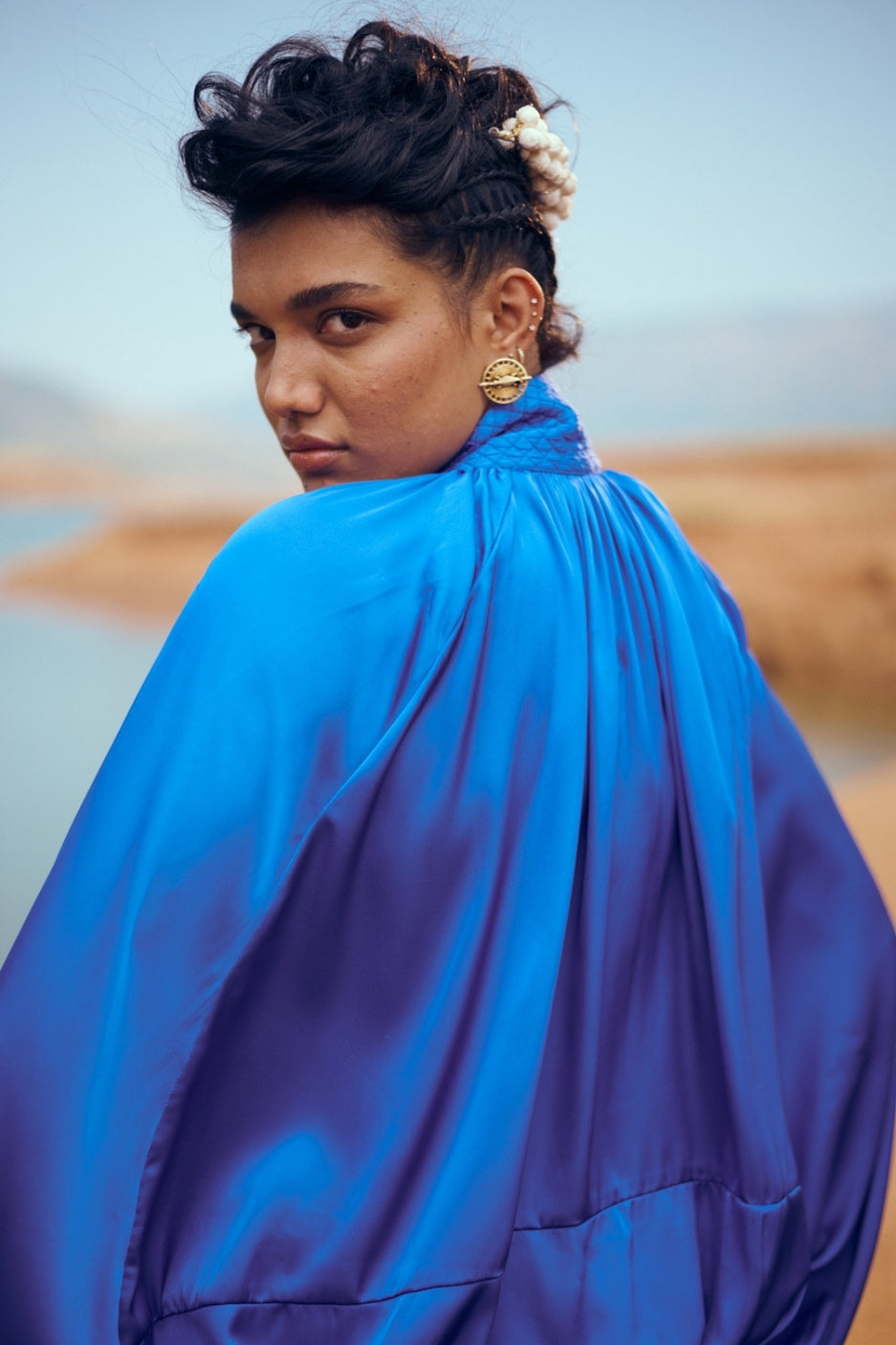The Float Top in Bright Blue