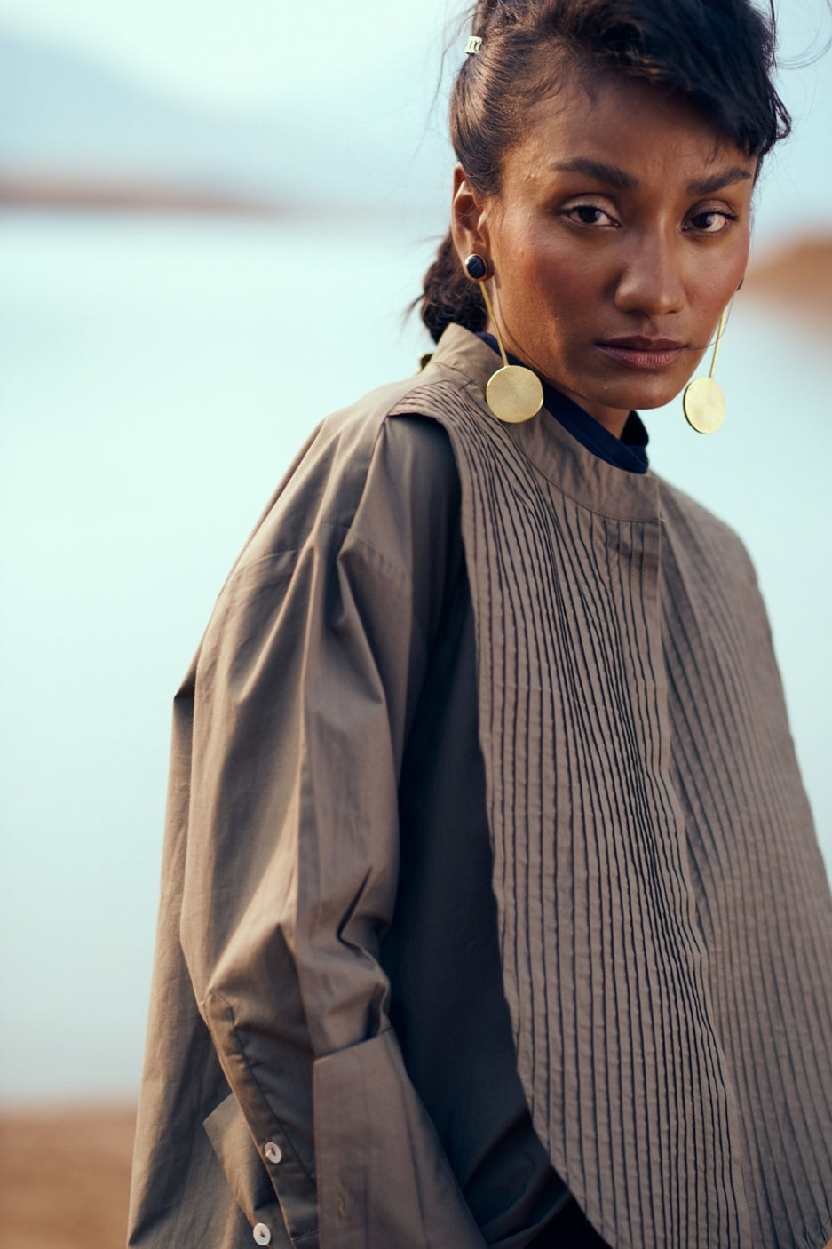 Tux Shirt In Dark Olive