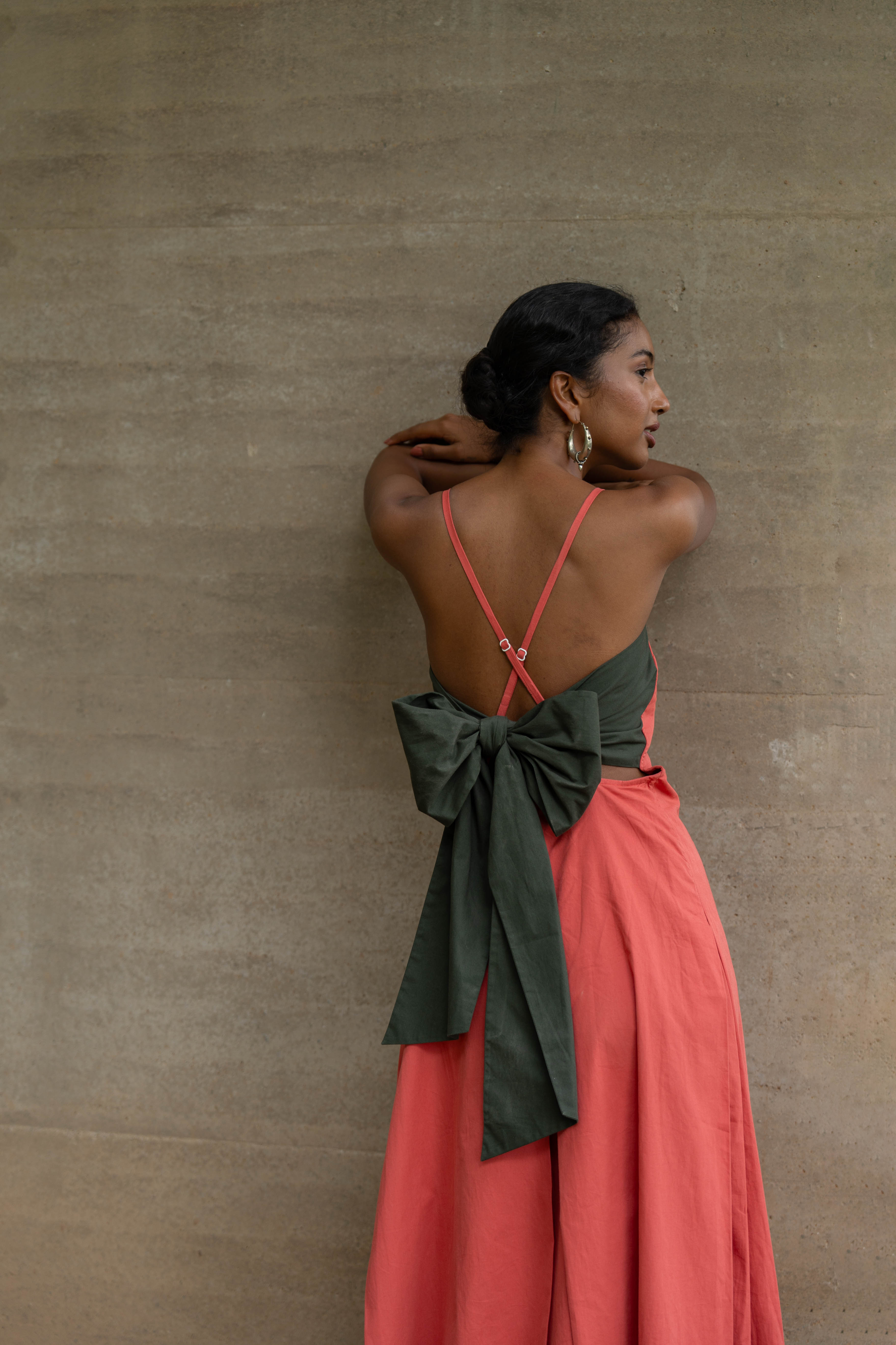 Majuli Dress Burnt Red