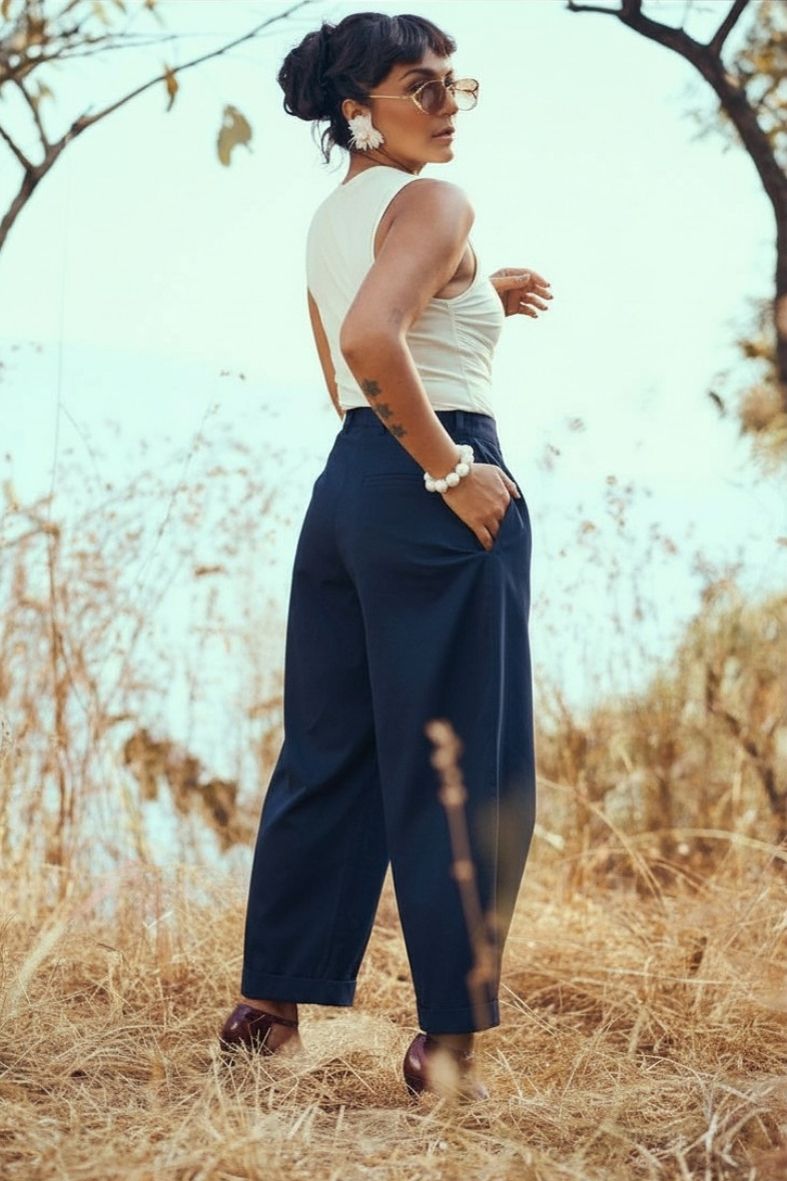 Kairo Pant in Navy Blue