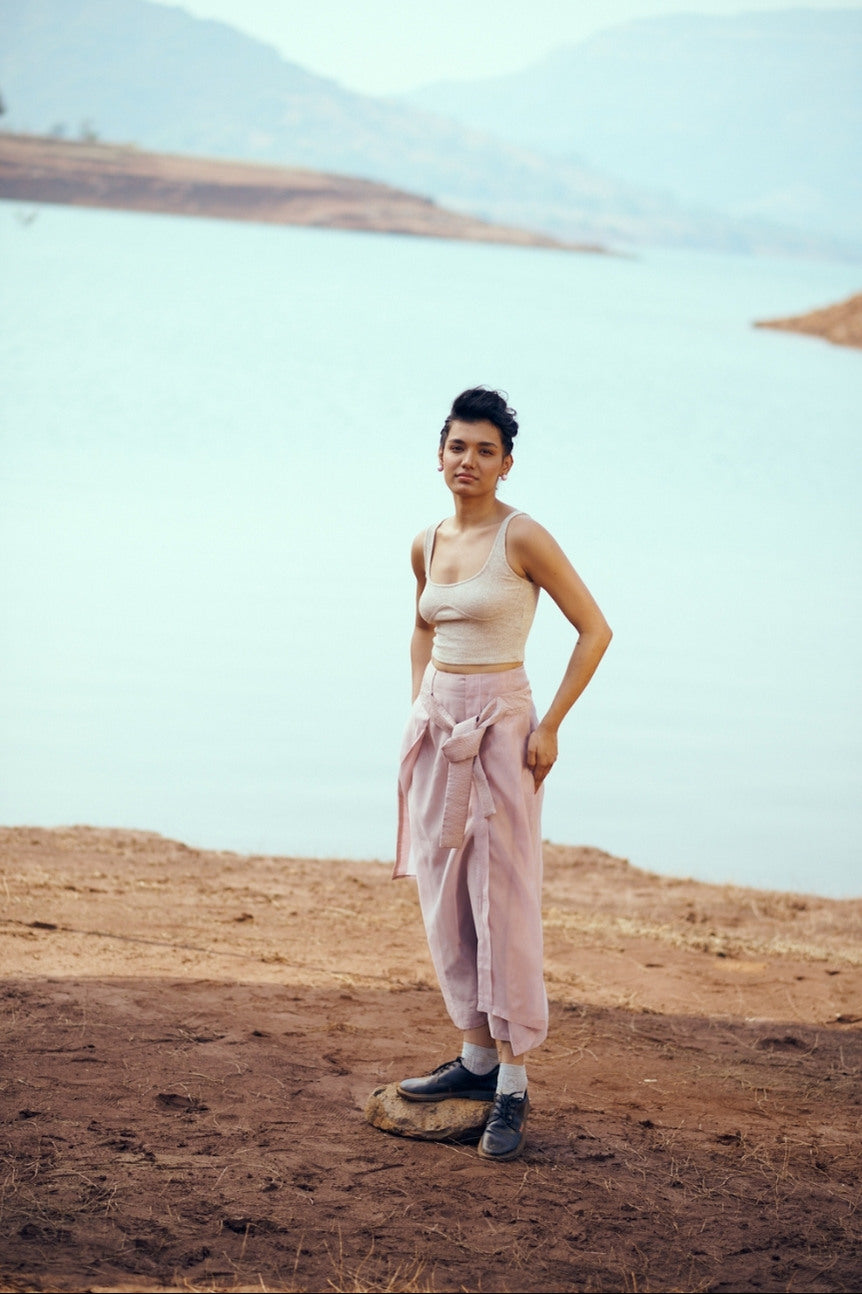 Nami Skirt in Dusky Pink