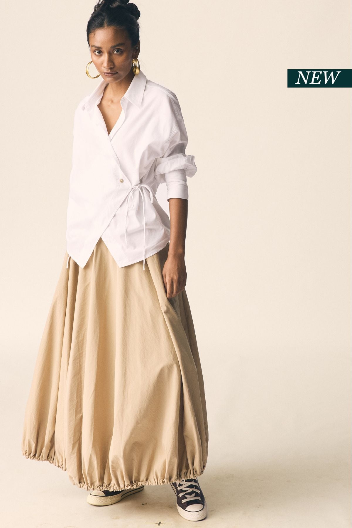 Shanghai Skirt in Tan