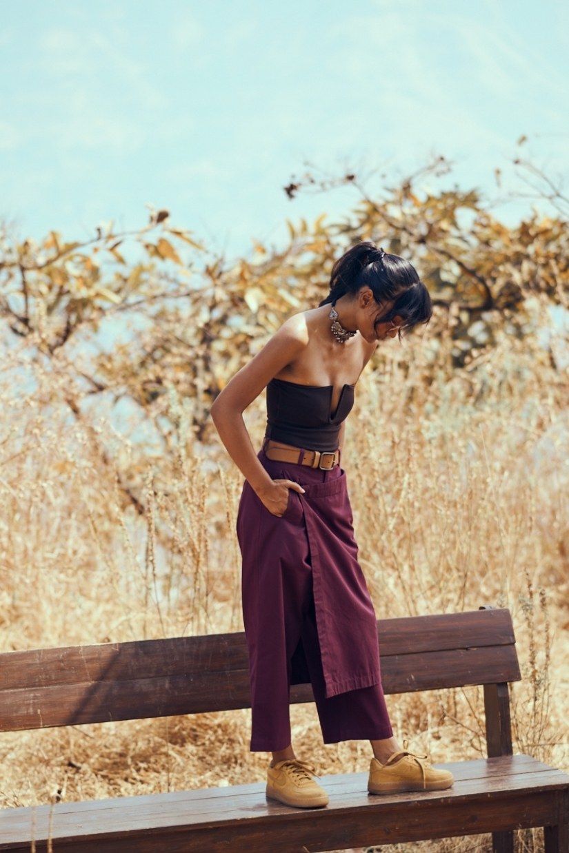 Lina Pants in Deep Wine