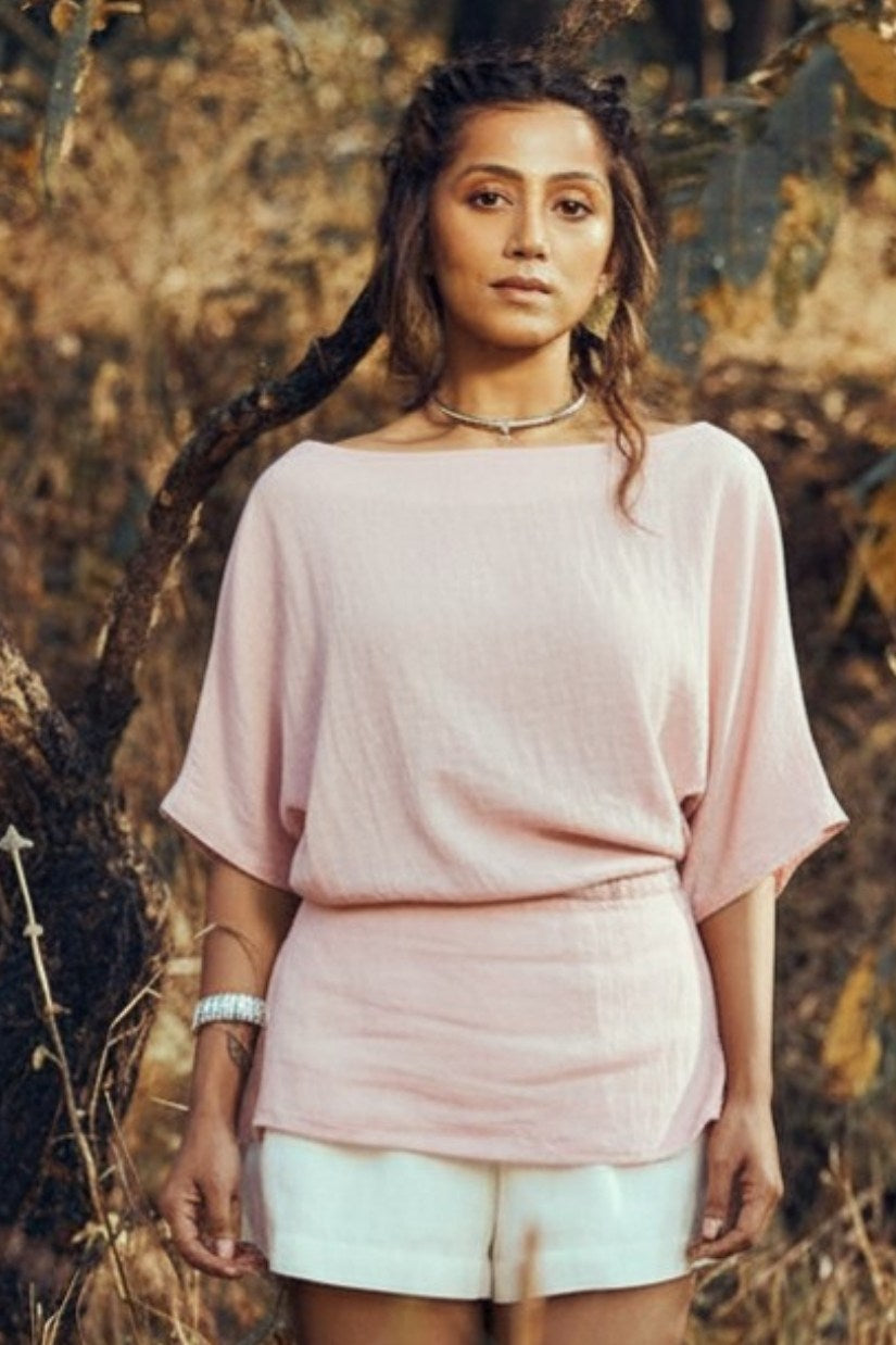 Sola Co-ord Set in Powder Pink