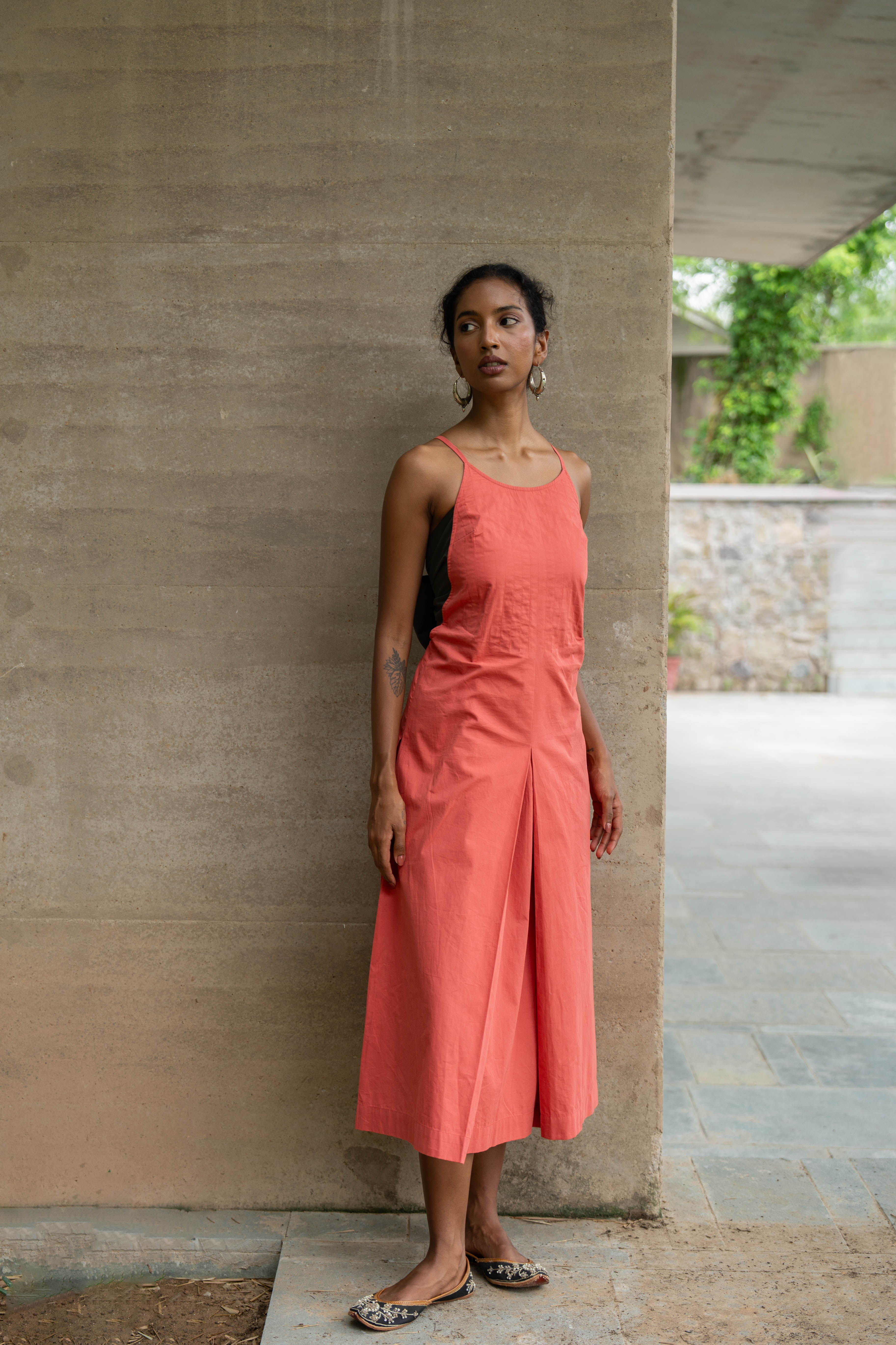 Majuli Dress Burnt Red