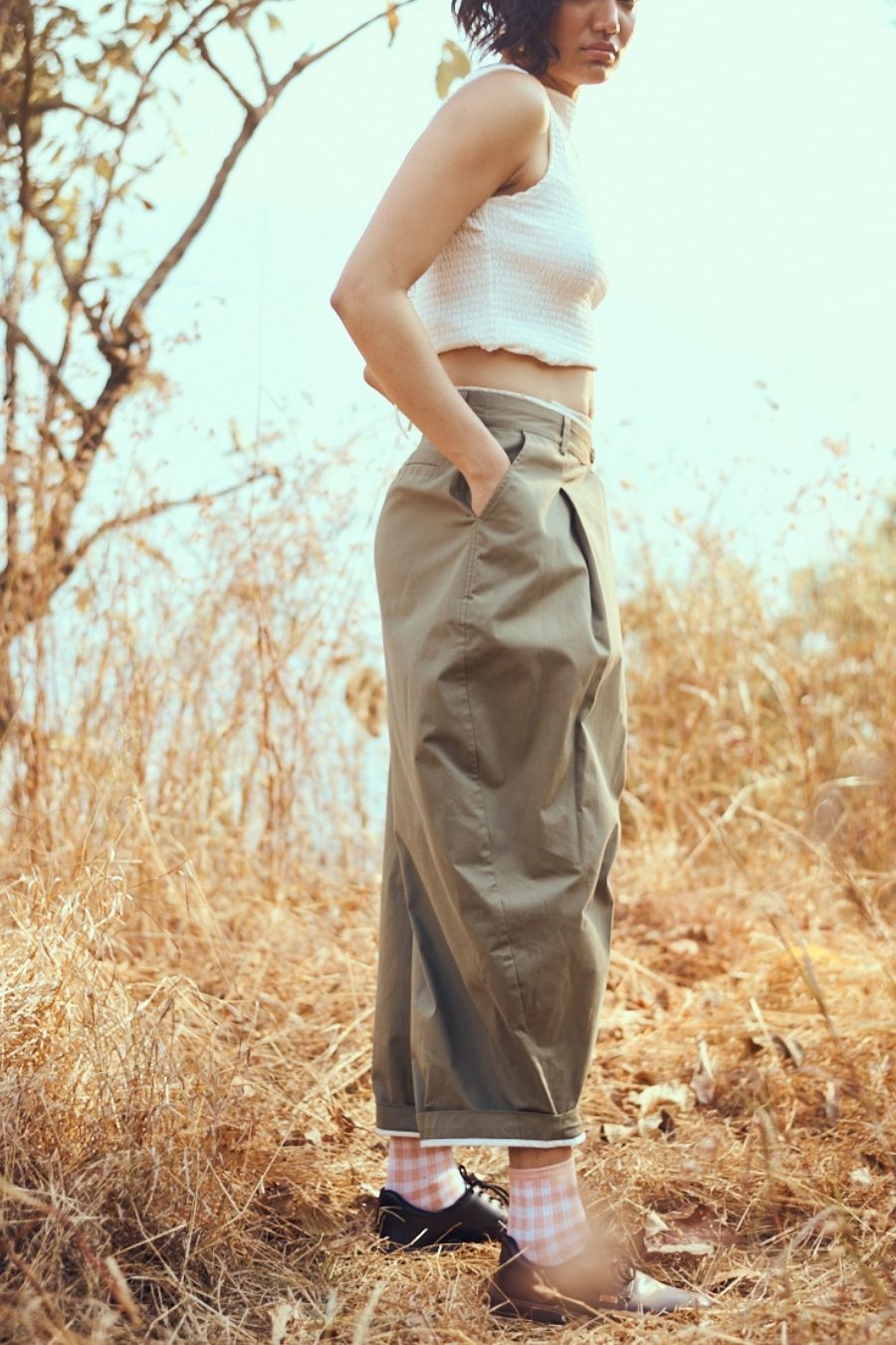 Torto Pants in Olive