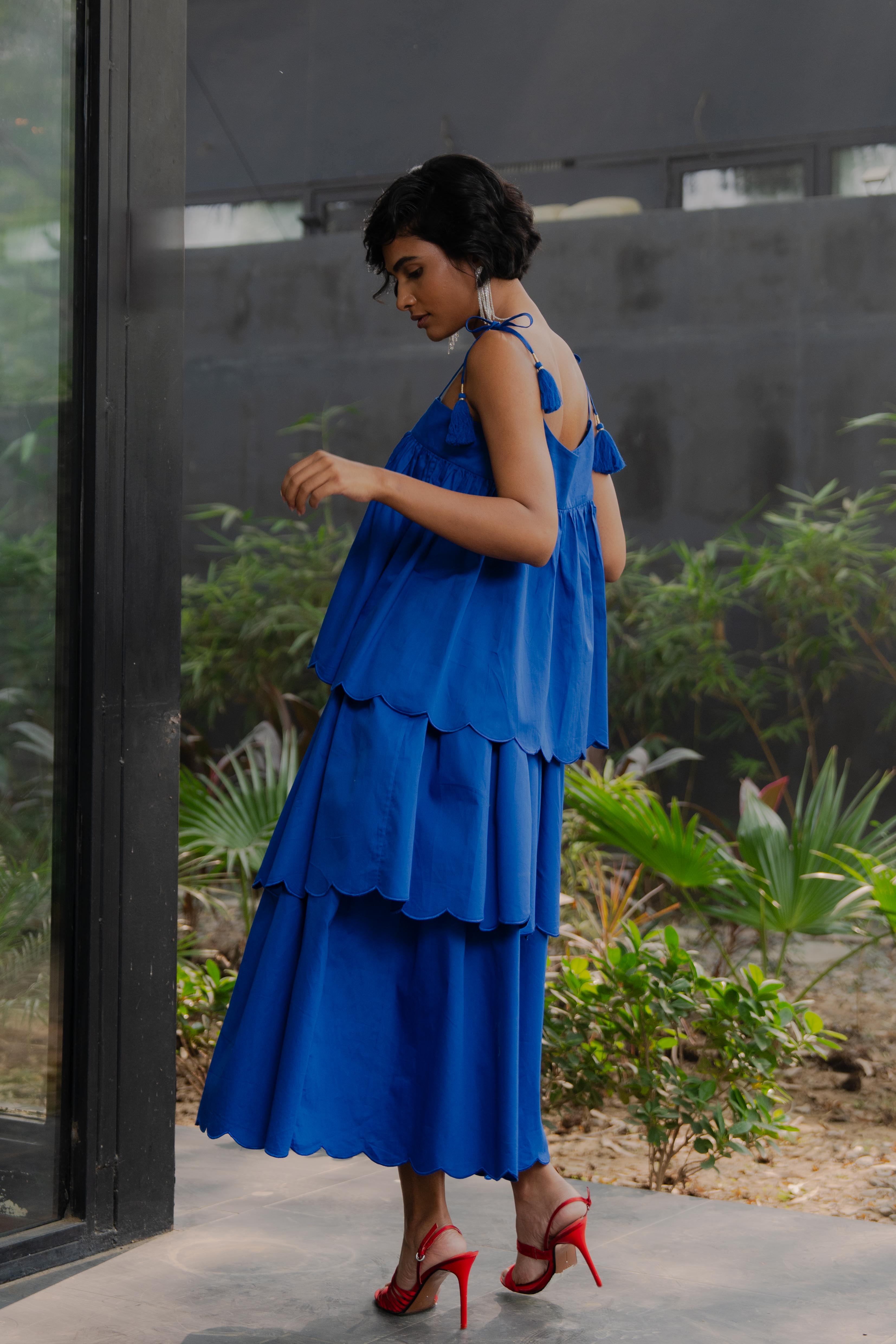 Twist 2-Piece Set Royal Blue
