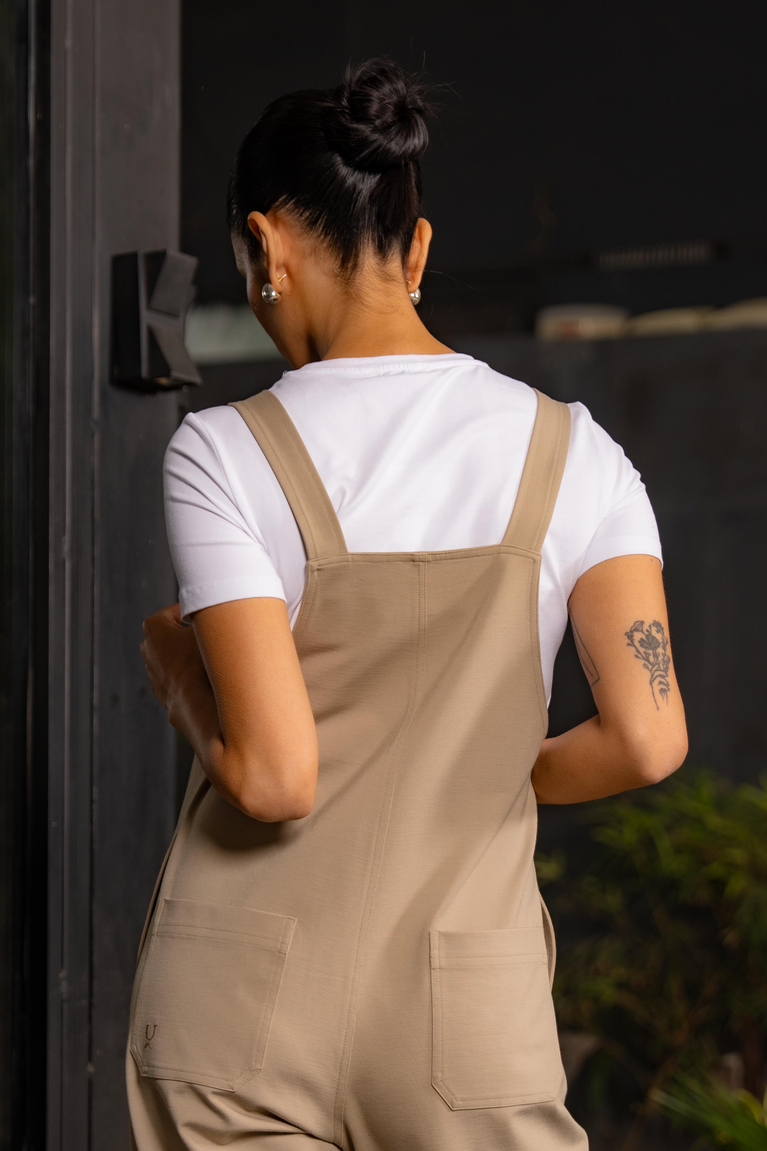 Pitari Overalls in Tan