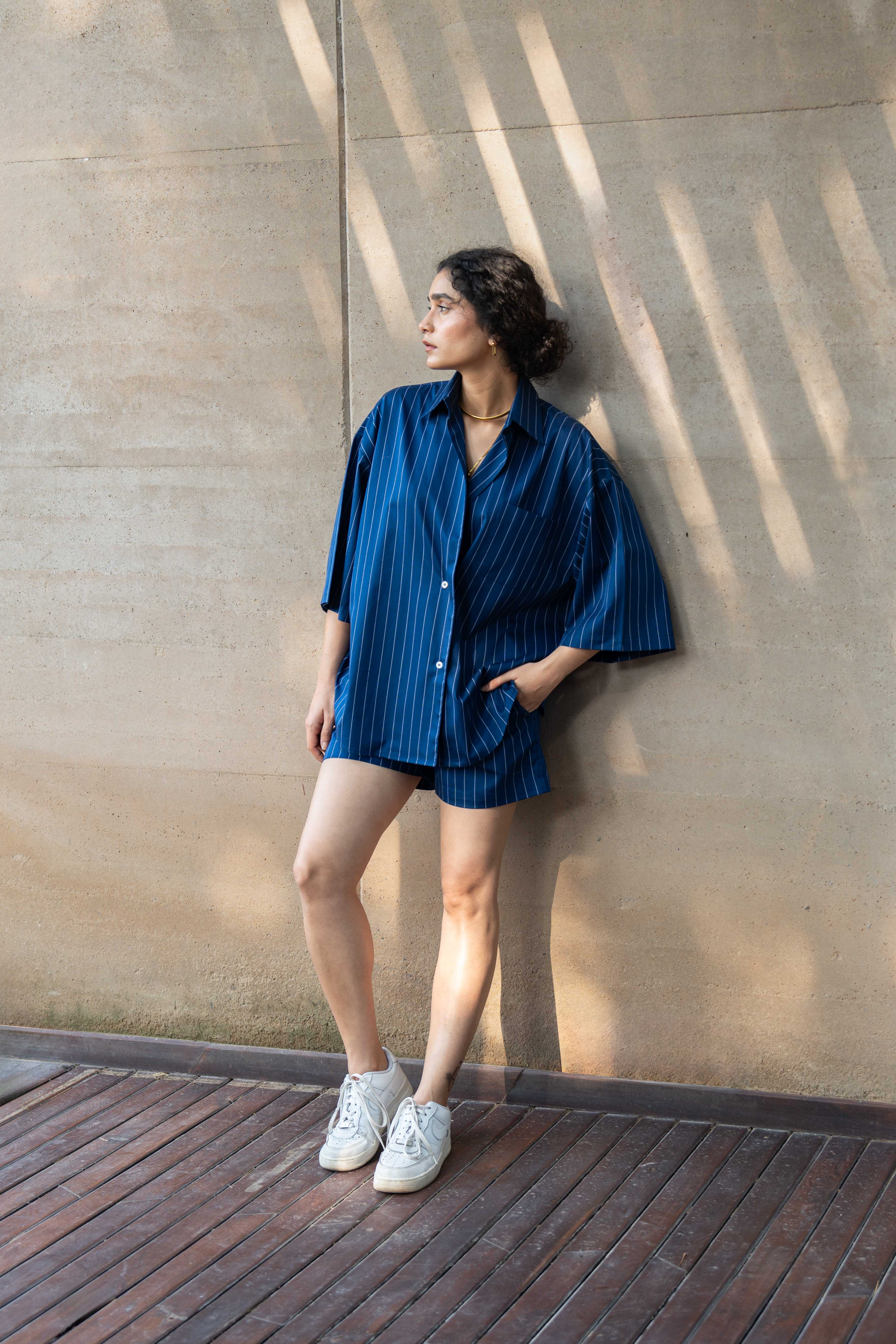 Paz Co-Ord Navy Blue