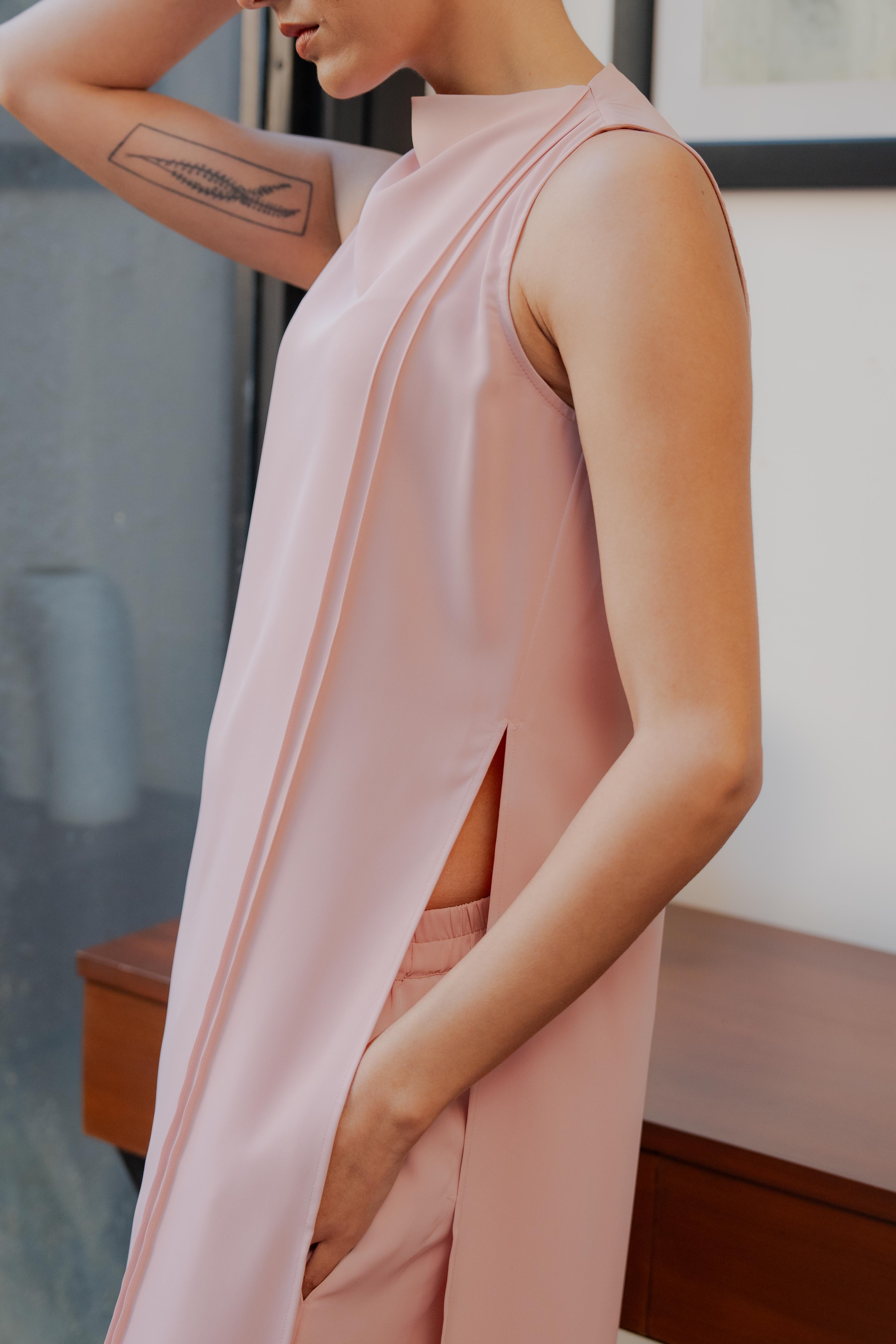 Cora Set in Dusky Pink