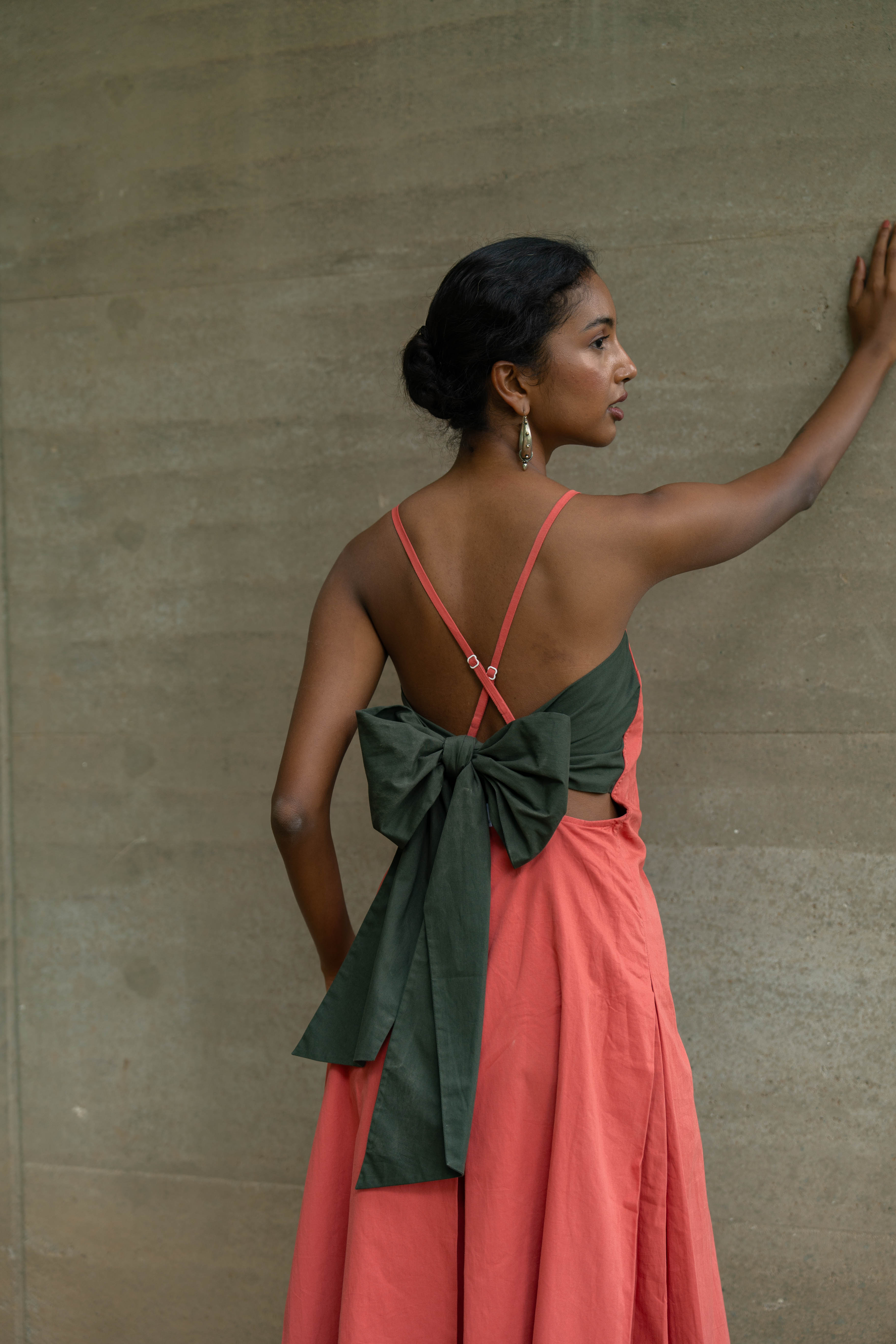Majuli Dress Burnt Red