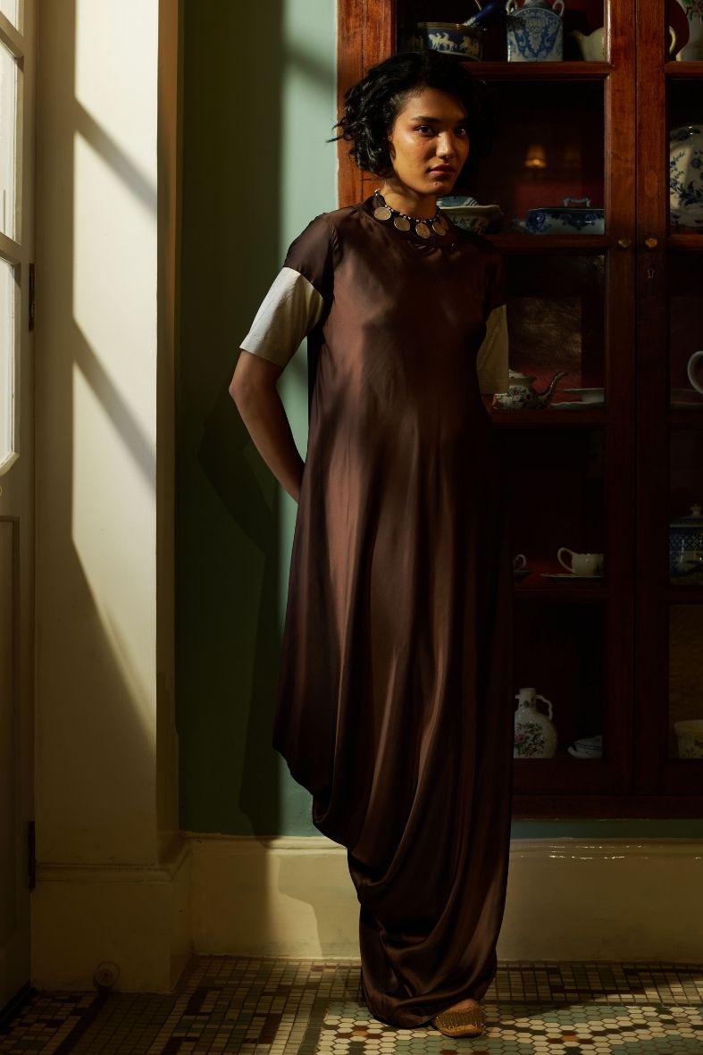 Skye Dress in Dark Chocolate Brown