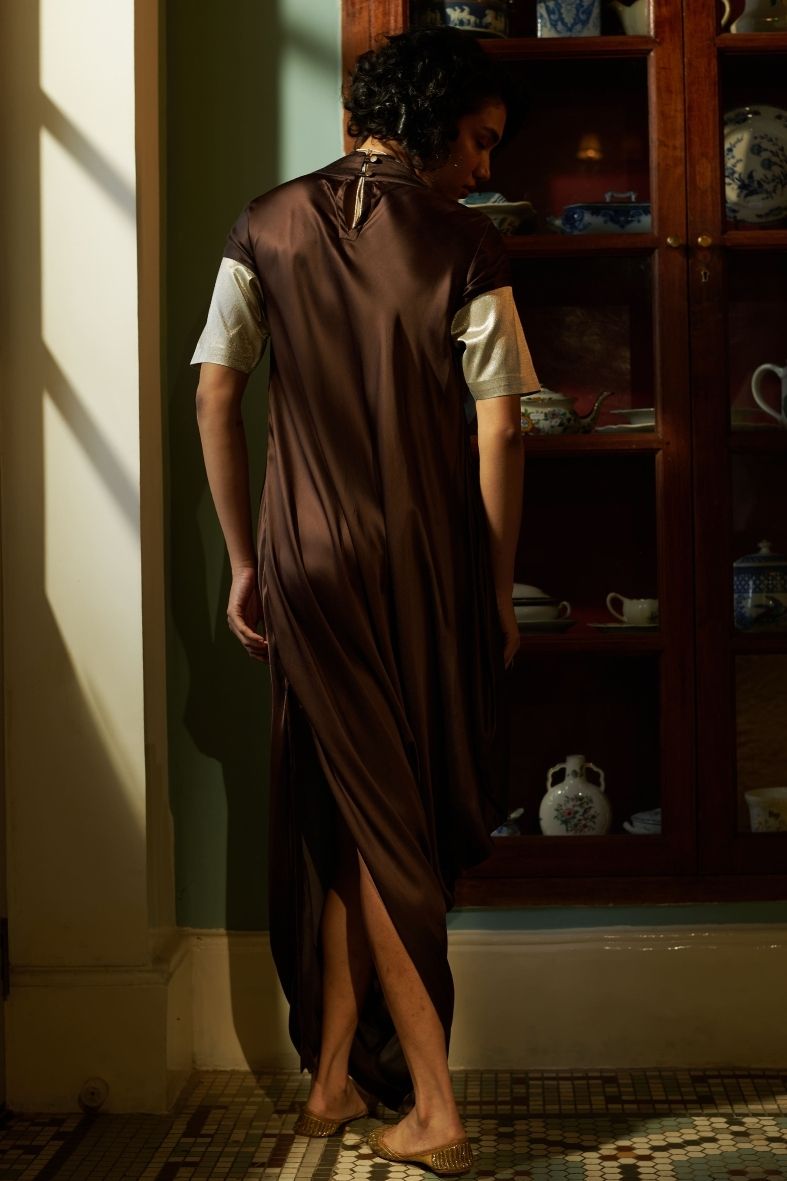 Skye Dress in Dark Chocolate Brown