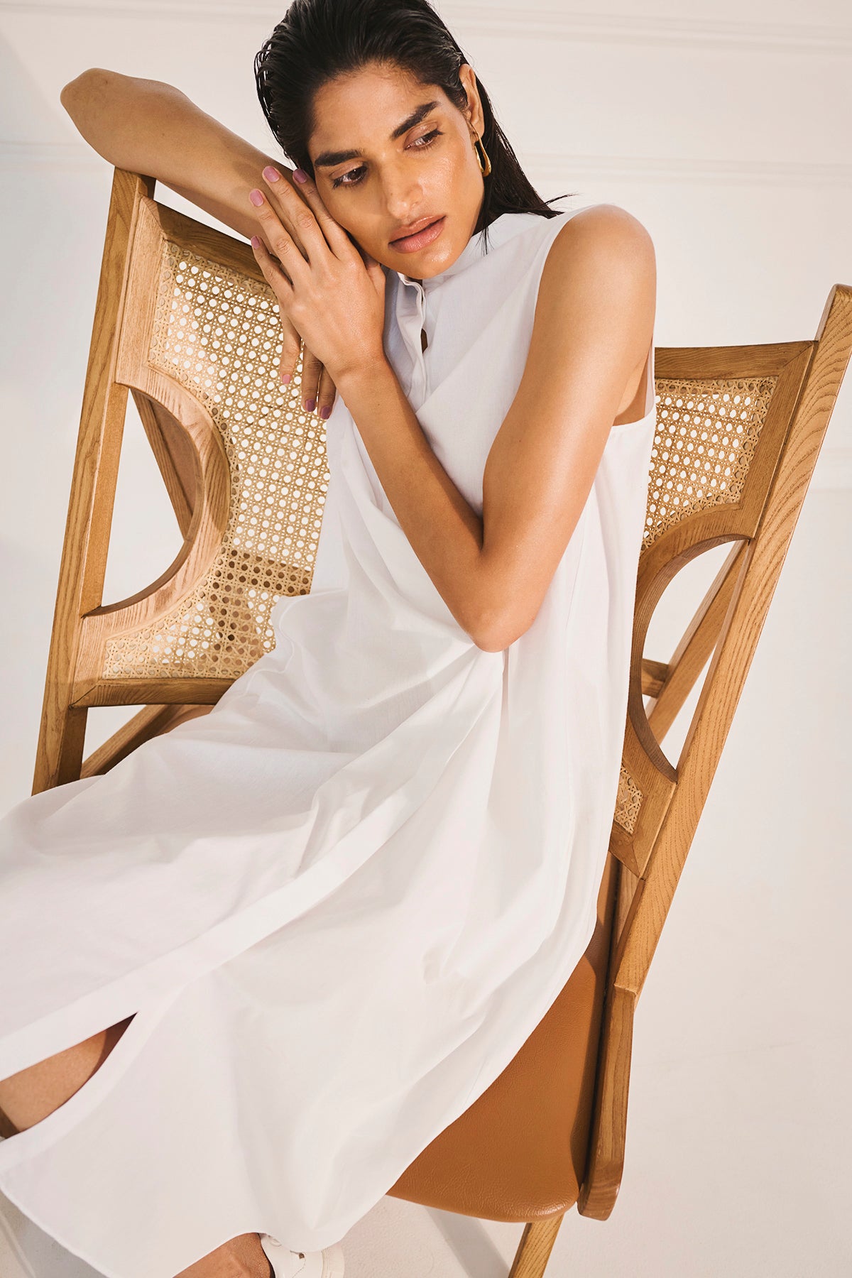 Origami dress - White