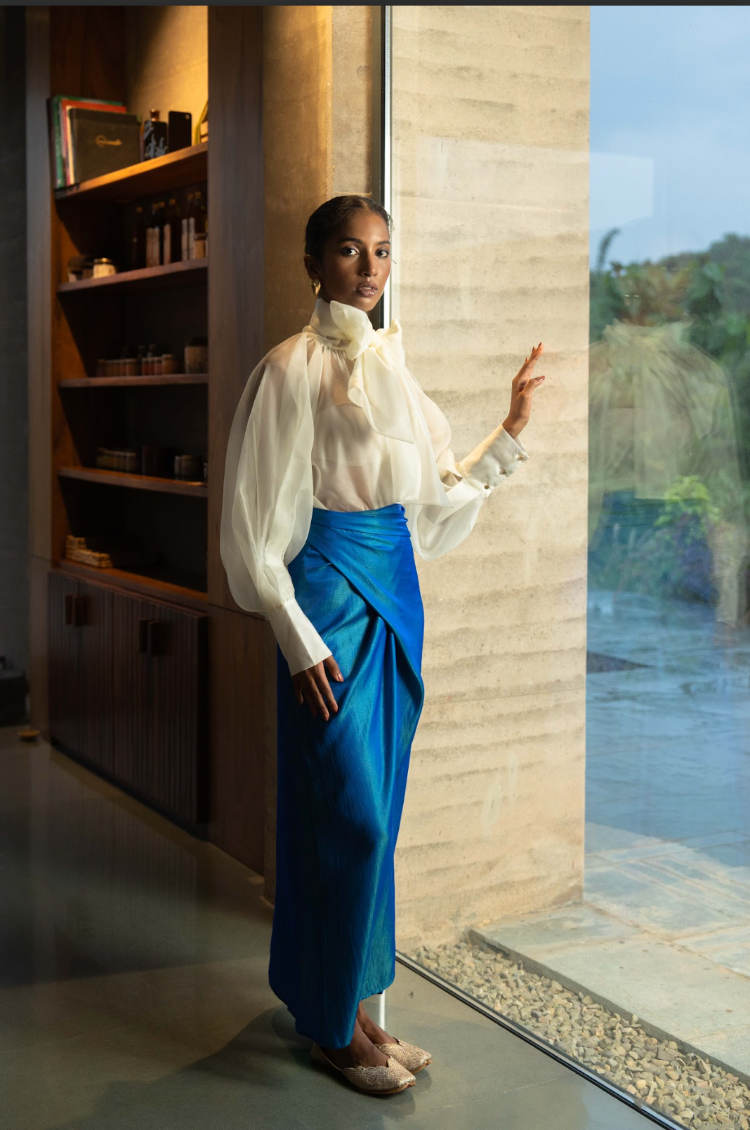 Mor Wrap Skirt Ultramarine Blue