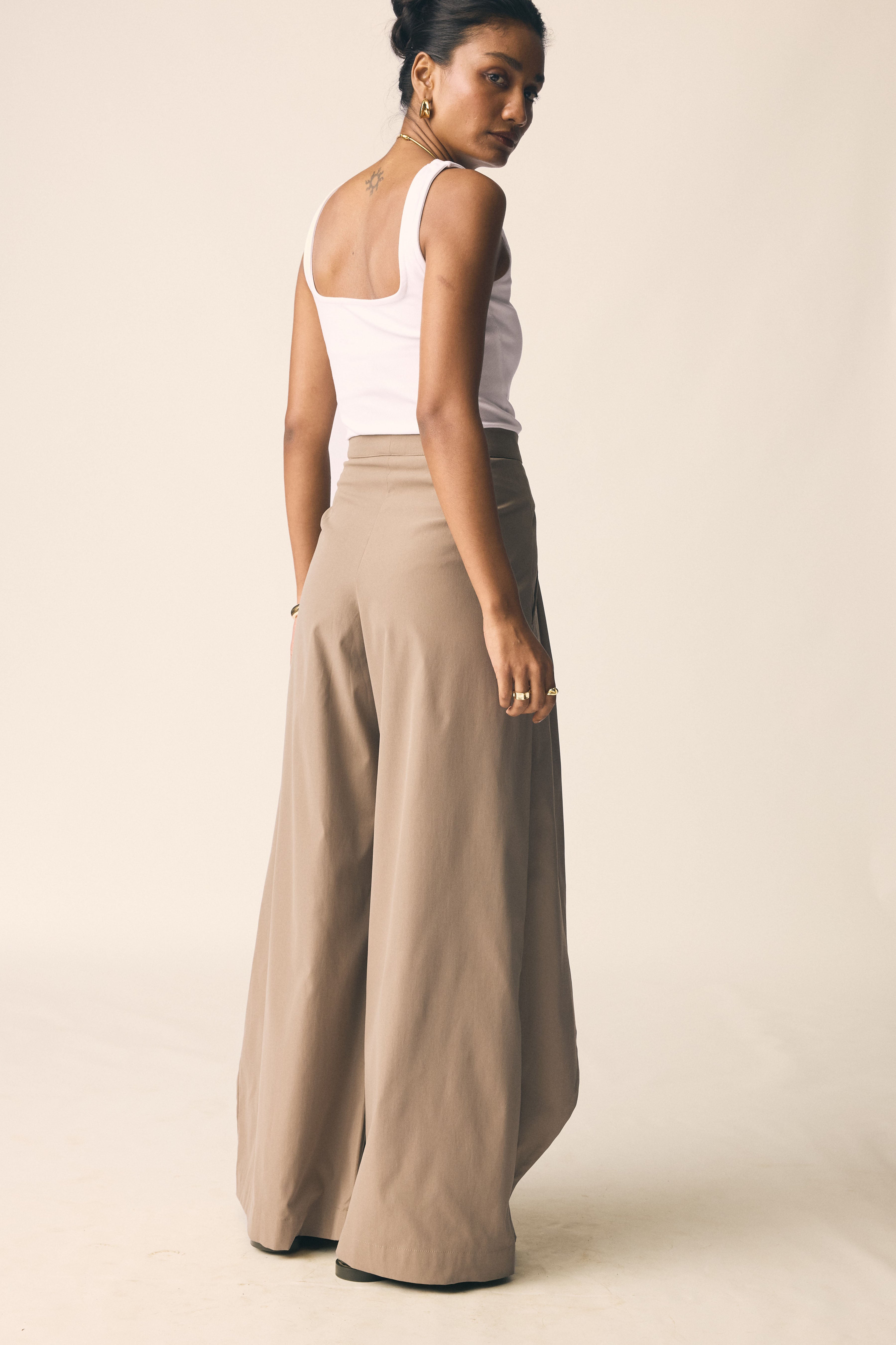 Drift Pants in Coco Brown Twill