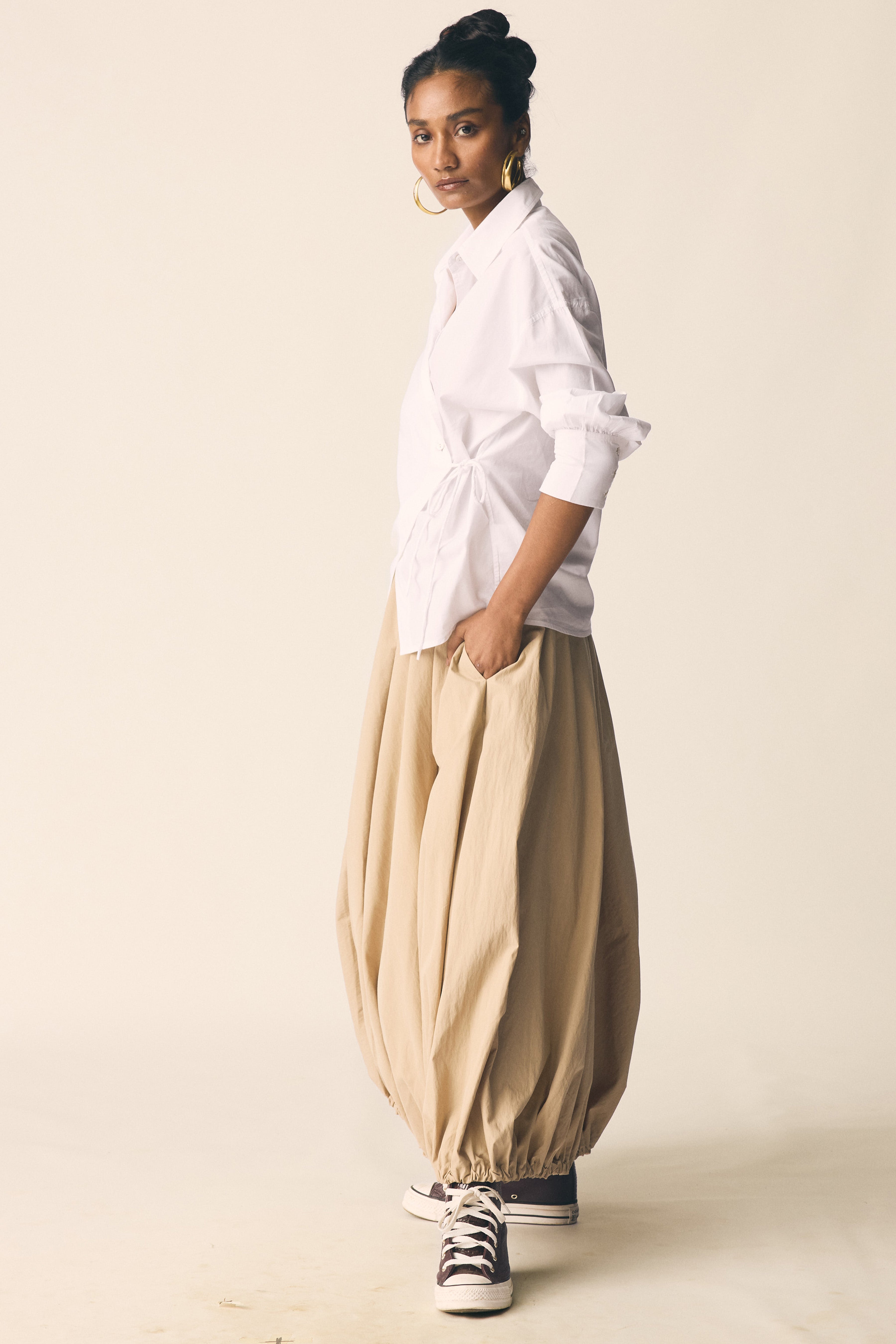 Shanghai Skirt in Tan