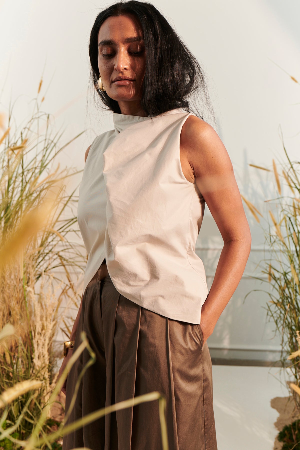 Eden top - Grey