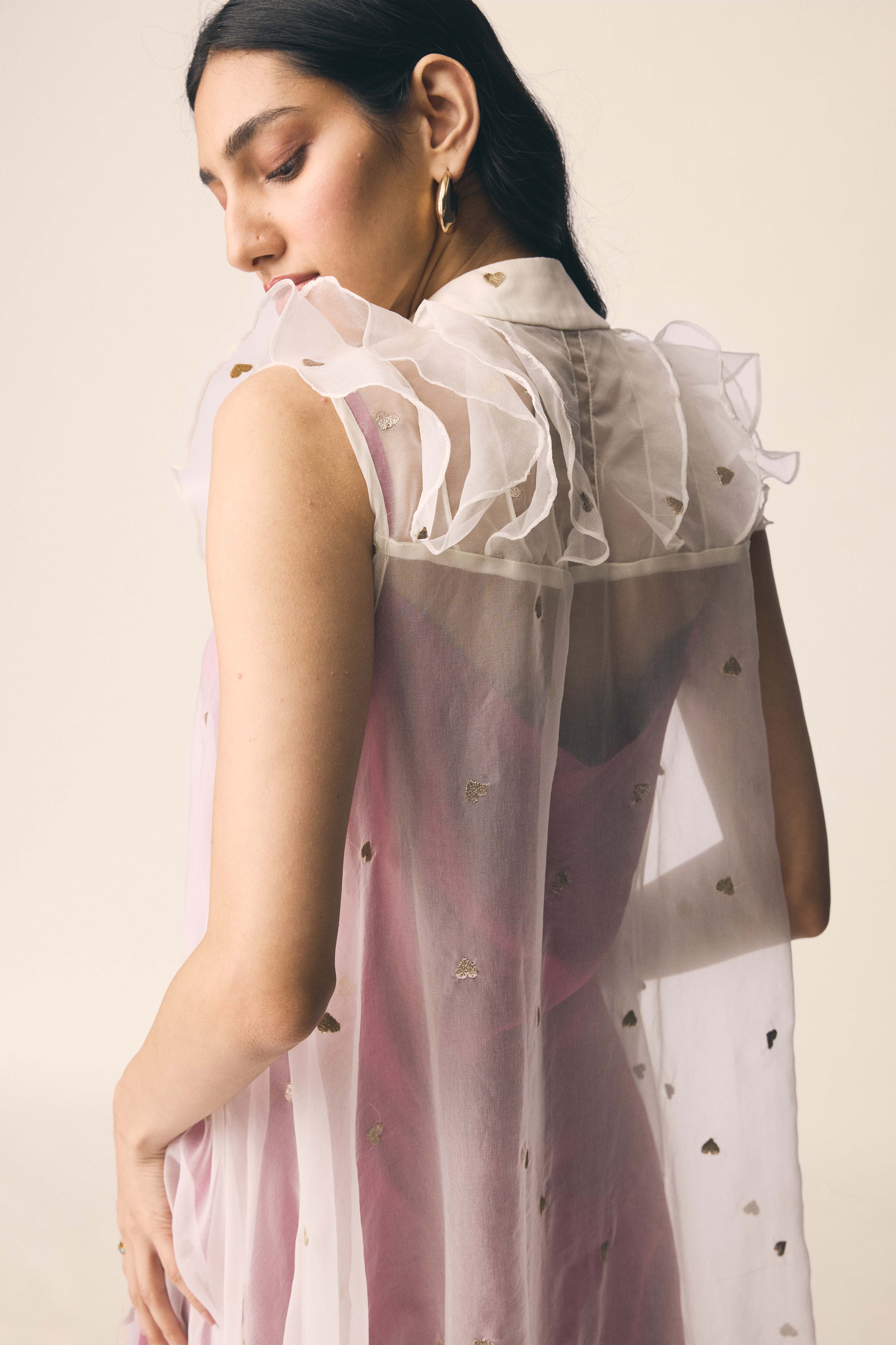 Chanda Dress in Sangria Pink