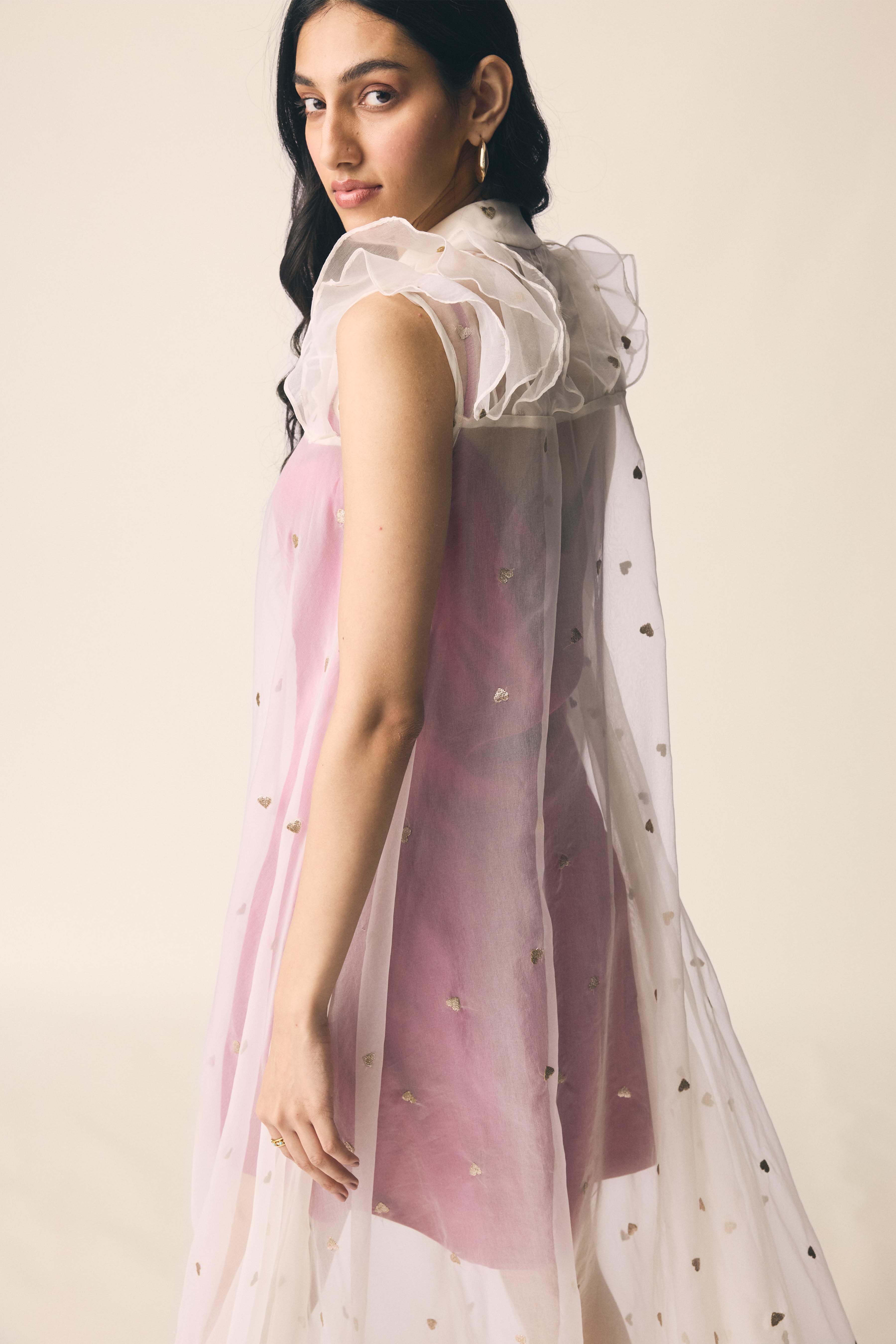 Chanda Dress in Sangria Pink