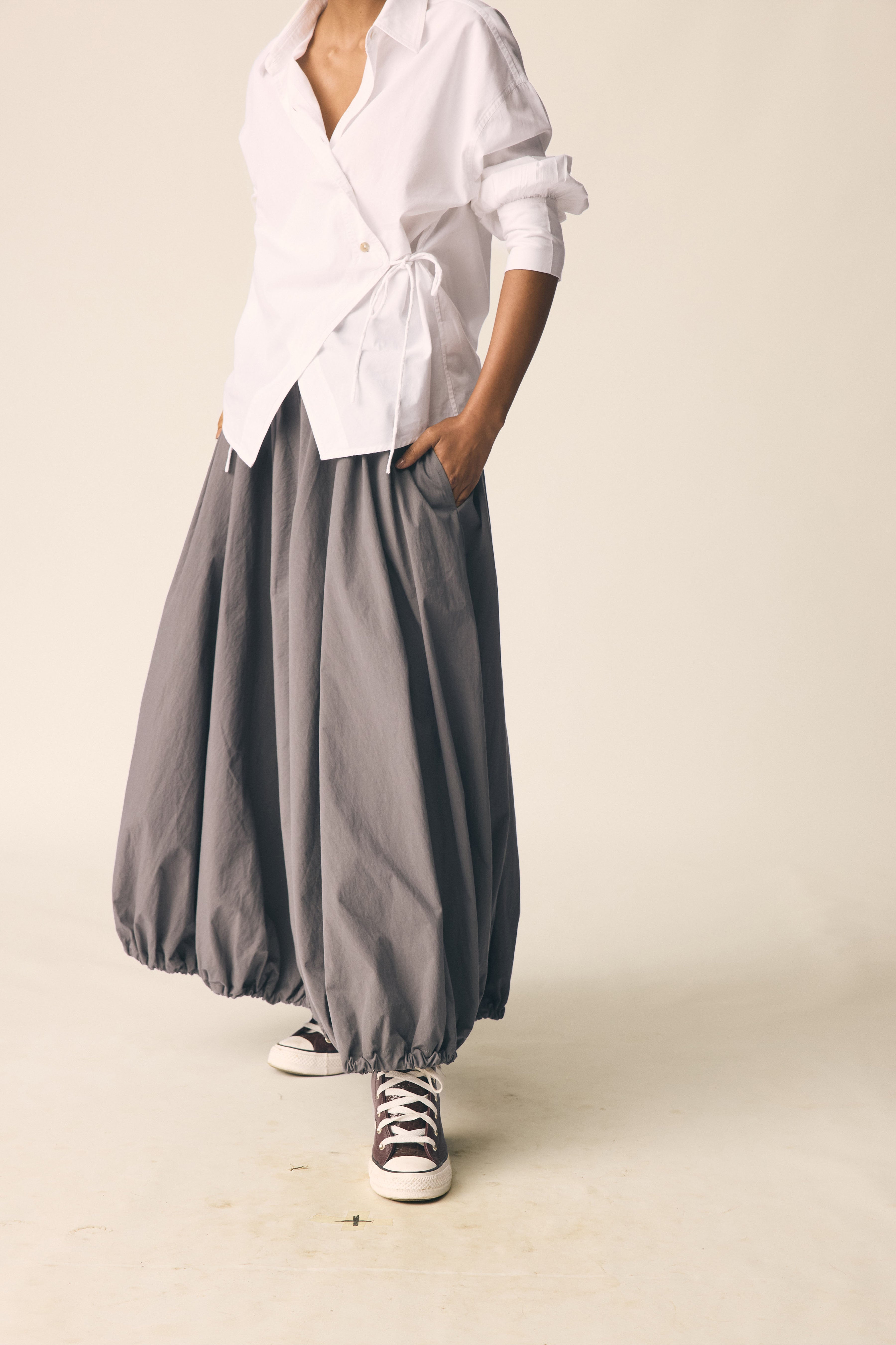 Shanghai Skirt in Dark Grey