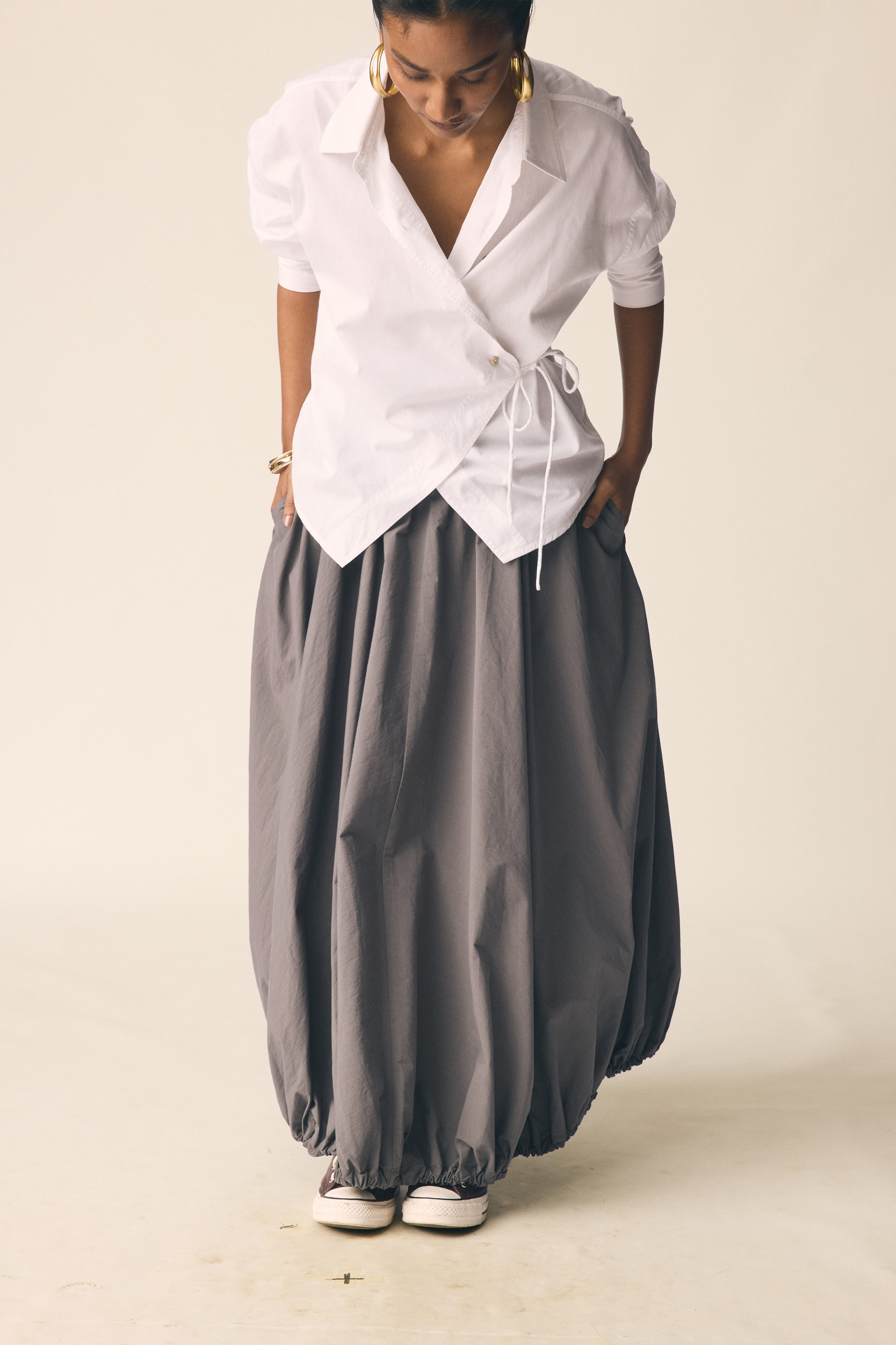 Shanghai Skirt in Dark Grey