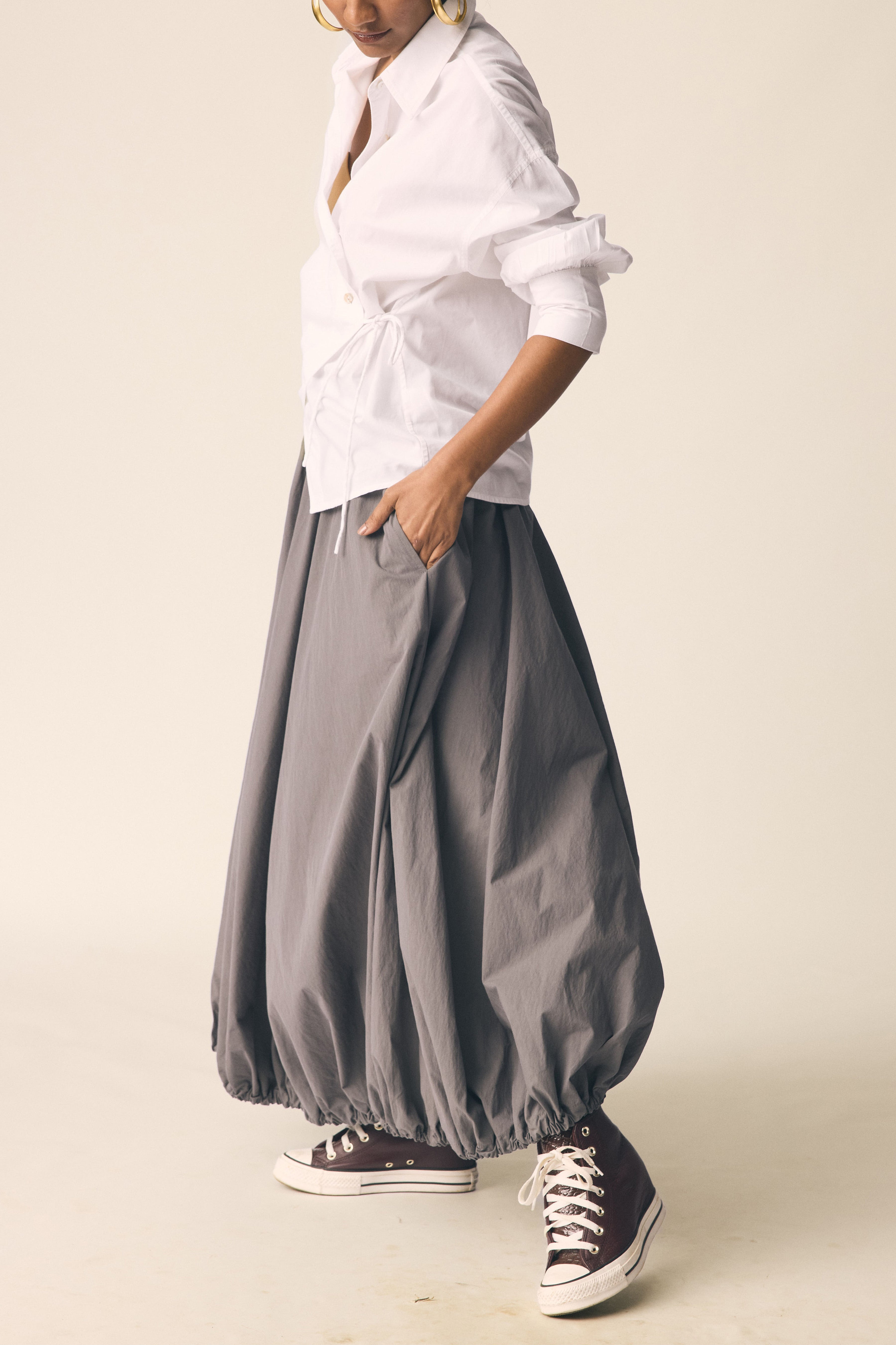 Shanghai Skirt in Dark Grey