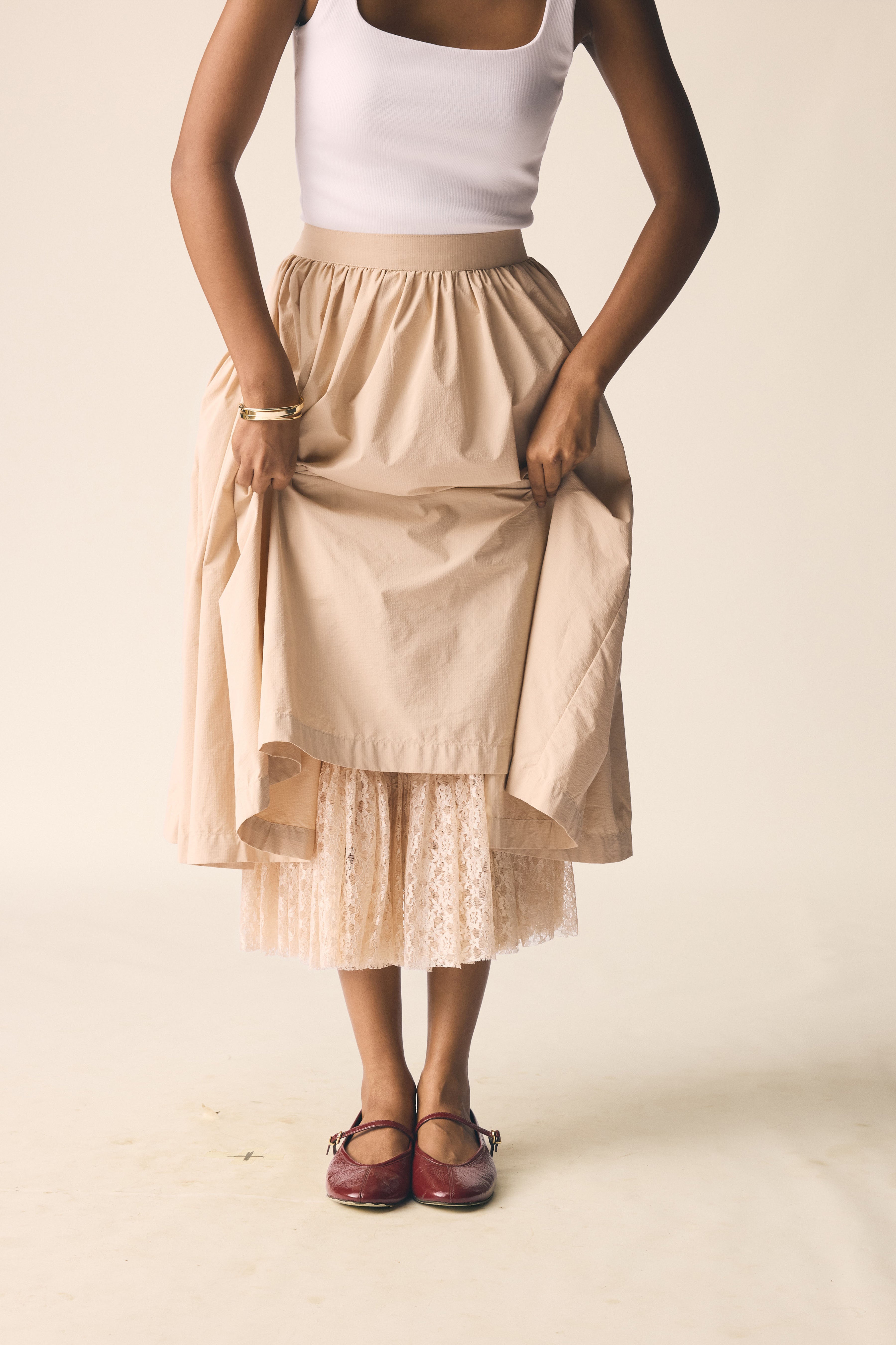 Roma Skirt with Lace