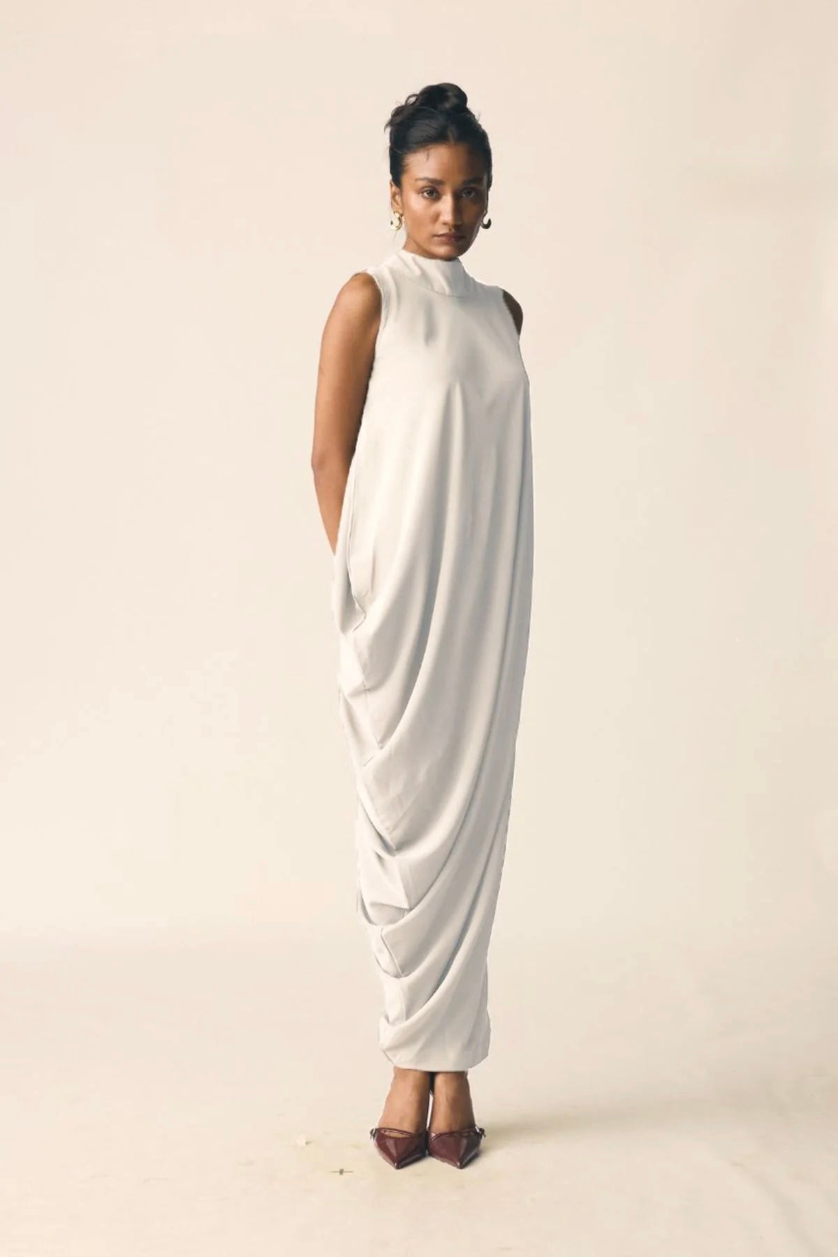 Alba Dress in Ivory White