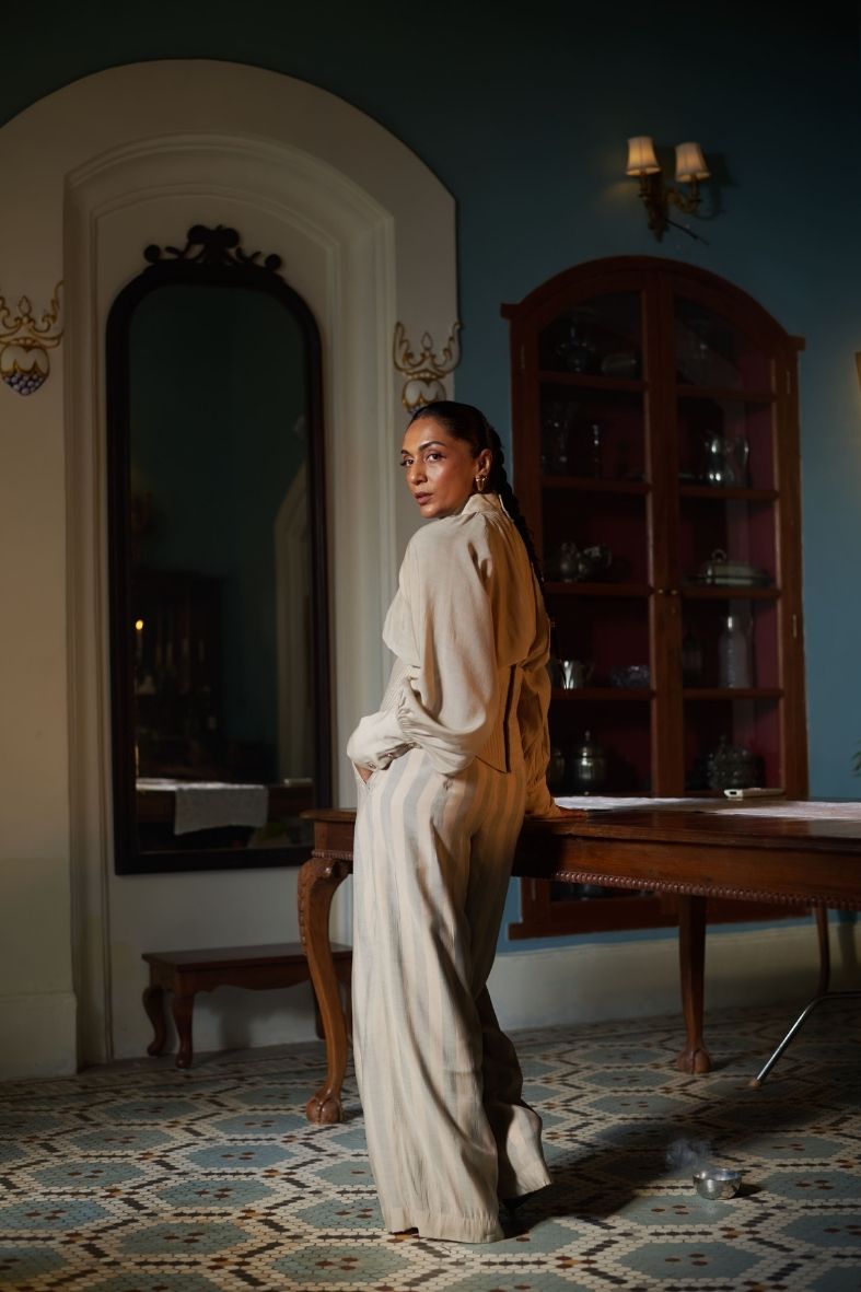 Ina Set in Tan