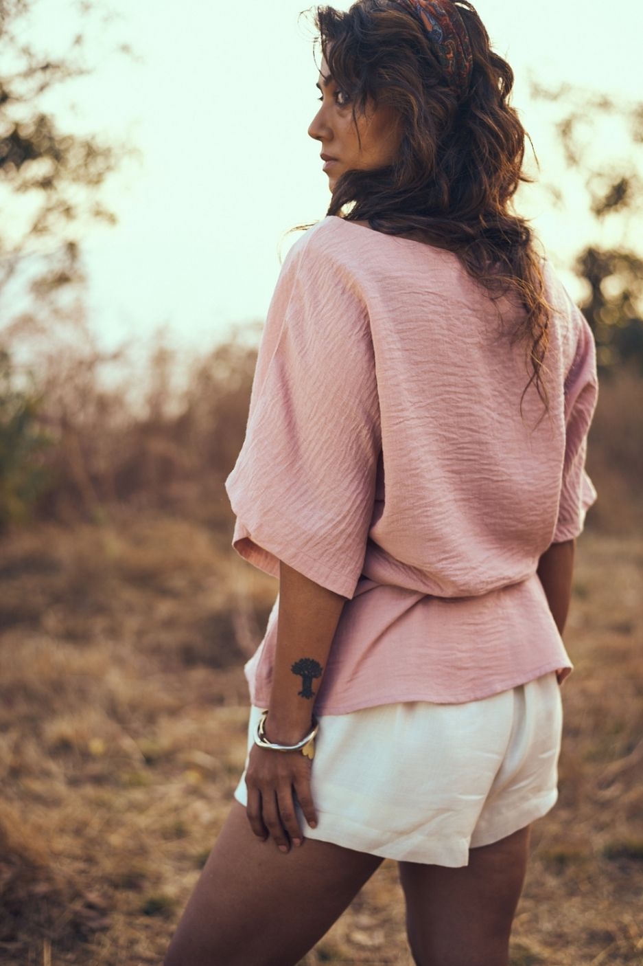 Sola Co-ord Set in Dusky Pink