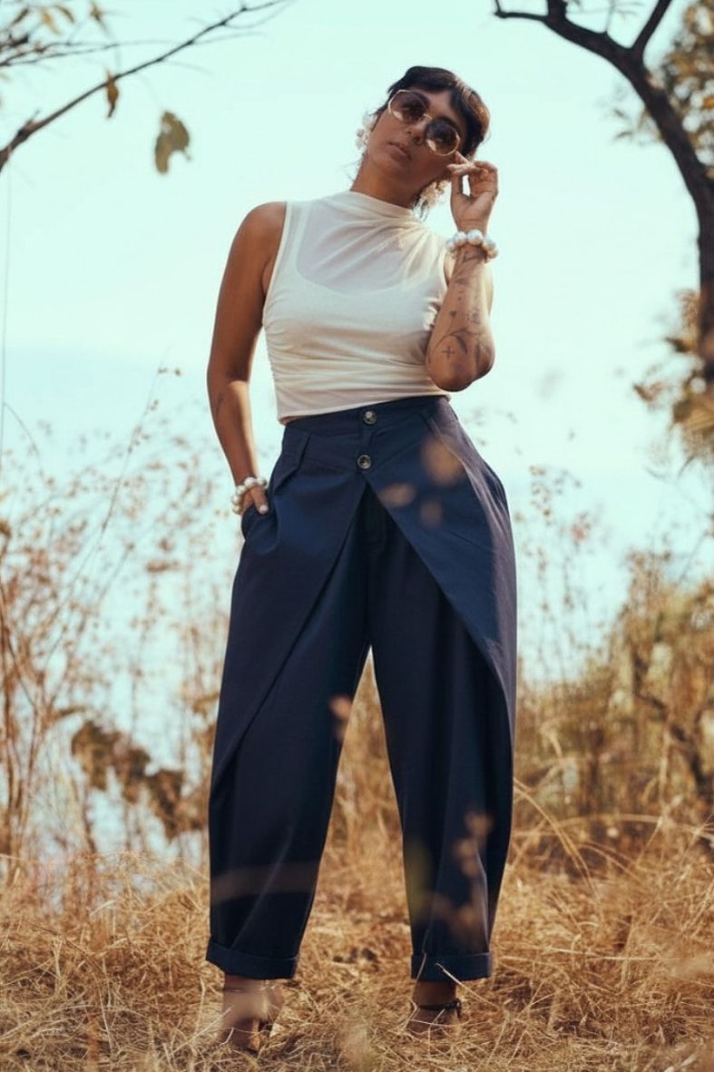 Kairo Pant in Navy Blue