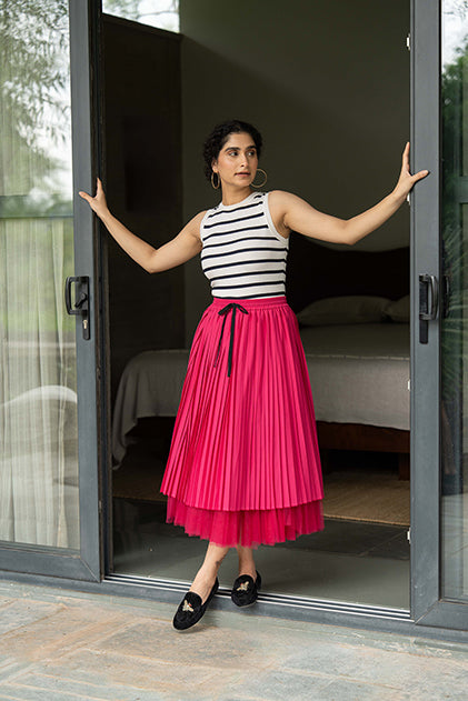 Dram Skirt fuchsia