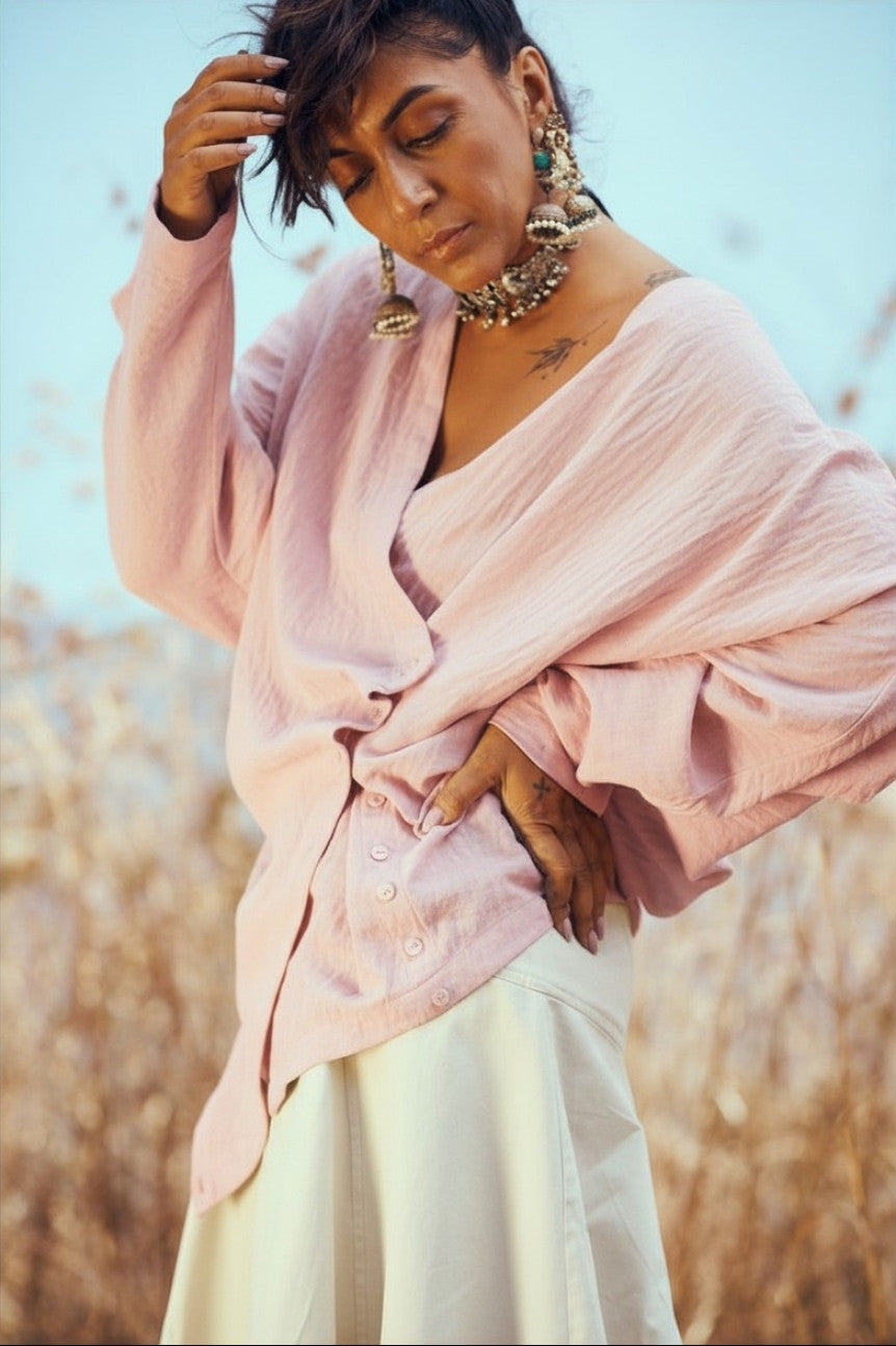 Sora Top In Powder Pink