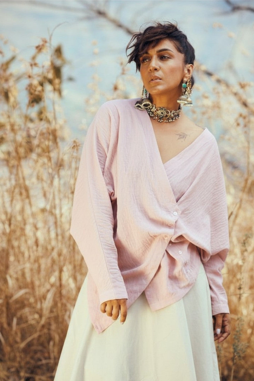 Sora Top In Powder Pink