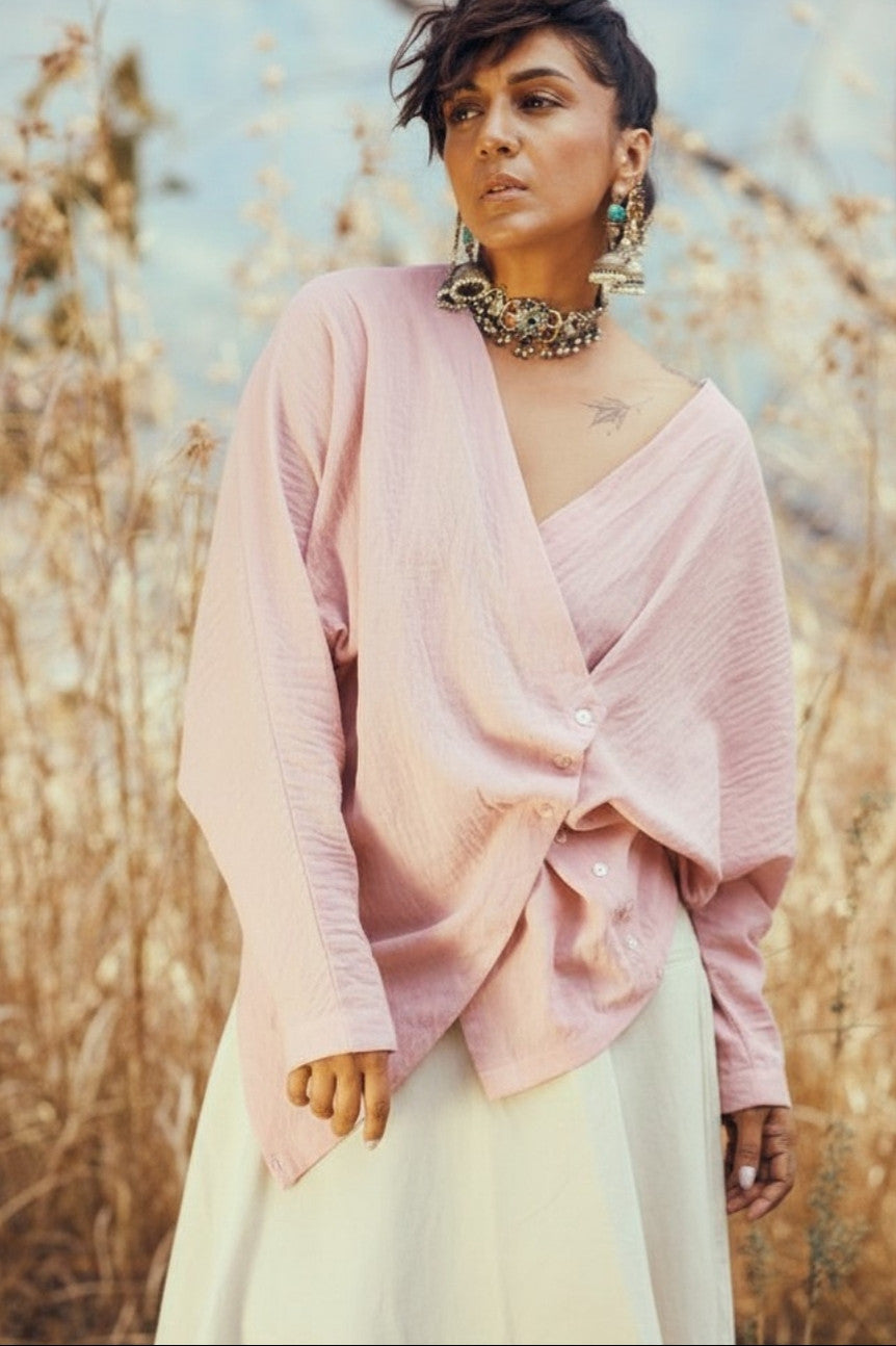 Sora Top In Powder Pink