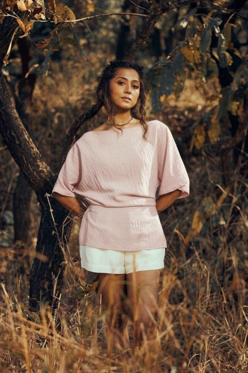 Sola Co-ord Set in Powder Pink