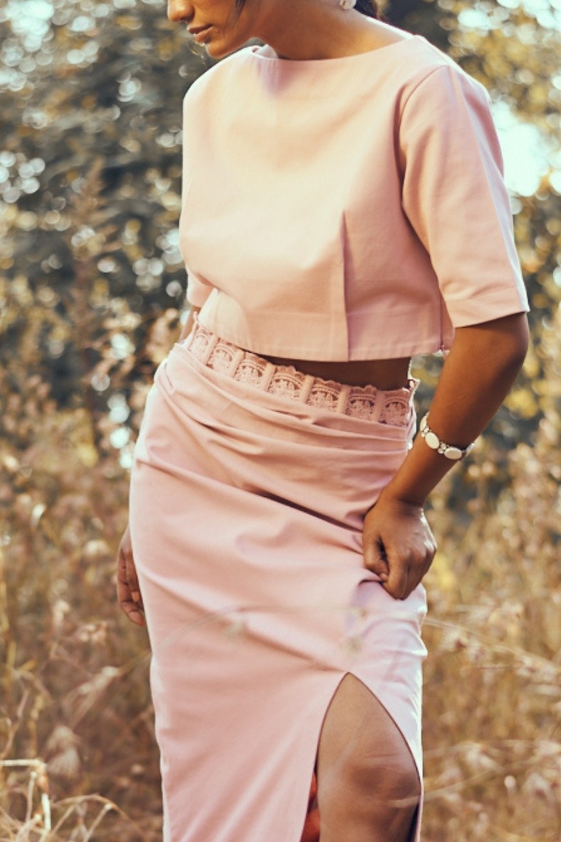 Sabi Set in Dusky Pink