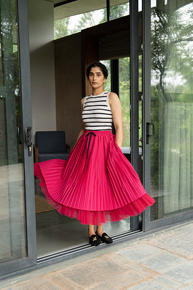 Dram Skirt fuchsia