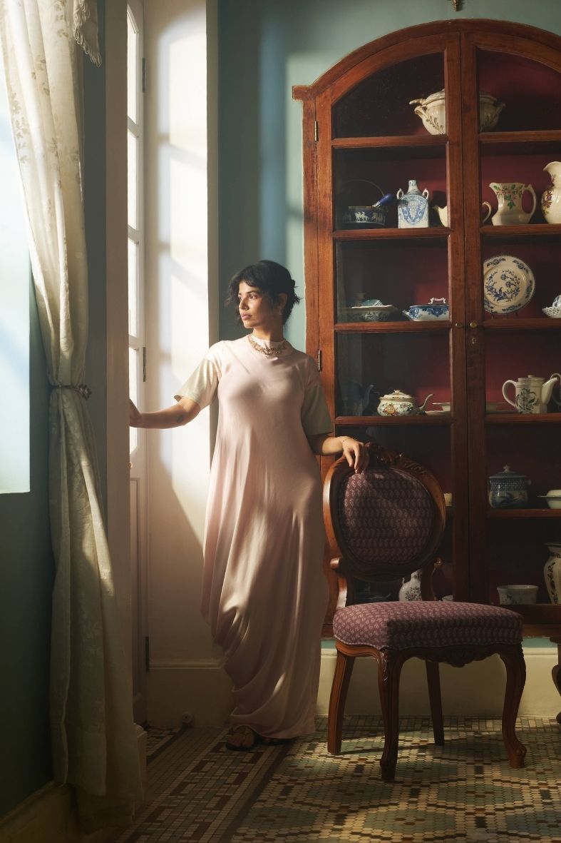Skye Dress in English Rose Pink