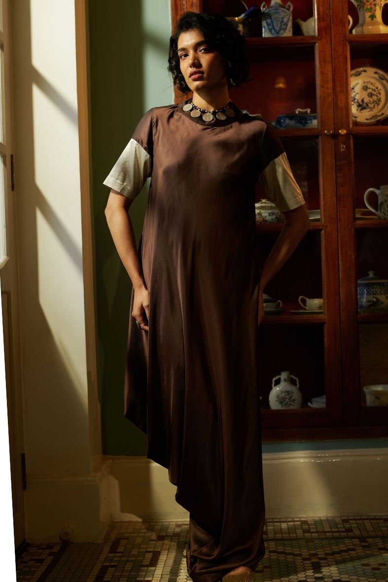 Skye Dress in Dark Chocolate Brown