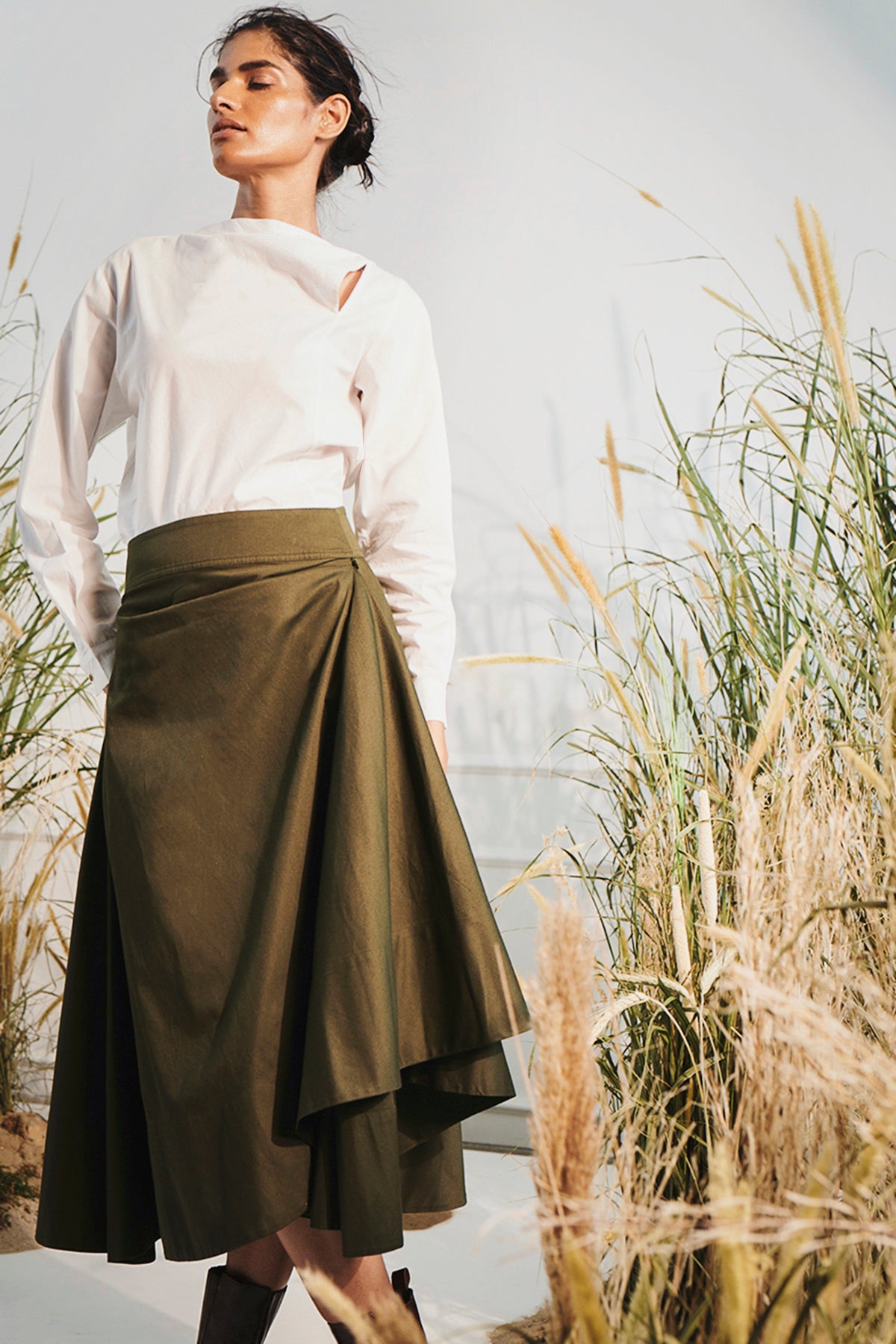 Echo Skirt - Dark Green