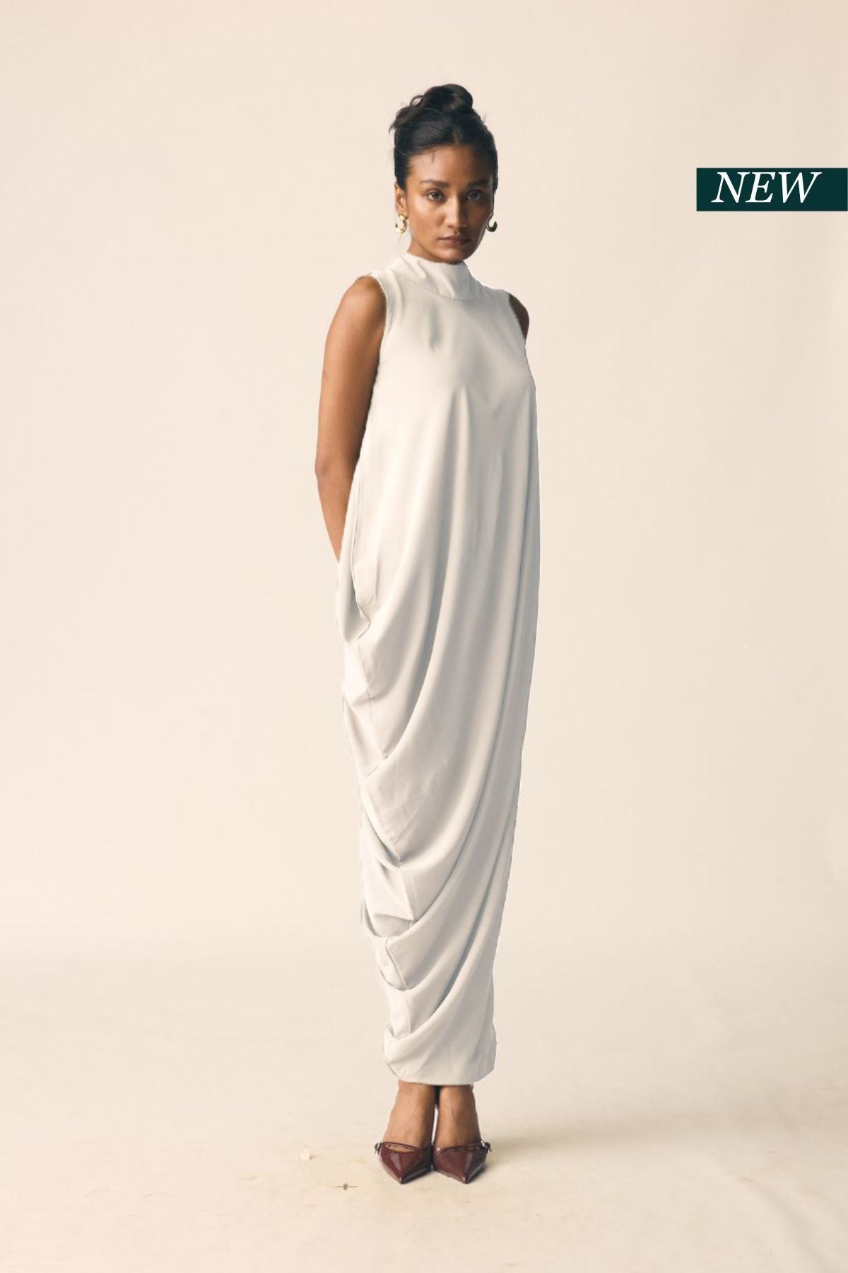 Alba Dress in Ivory White