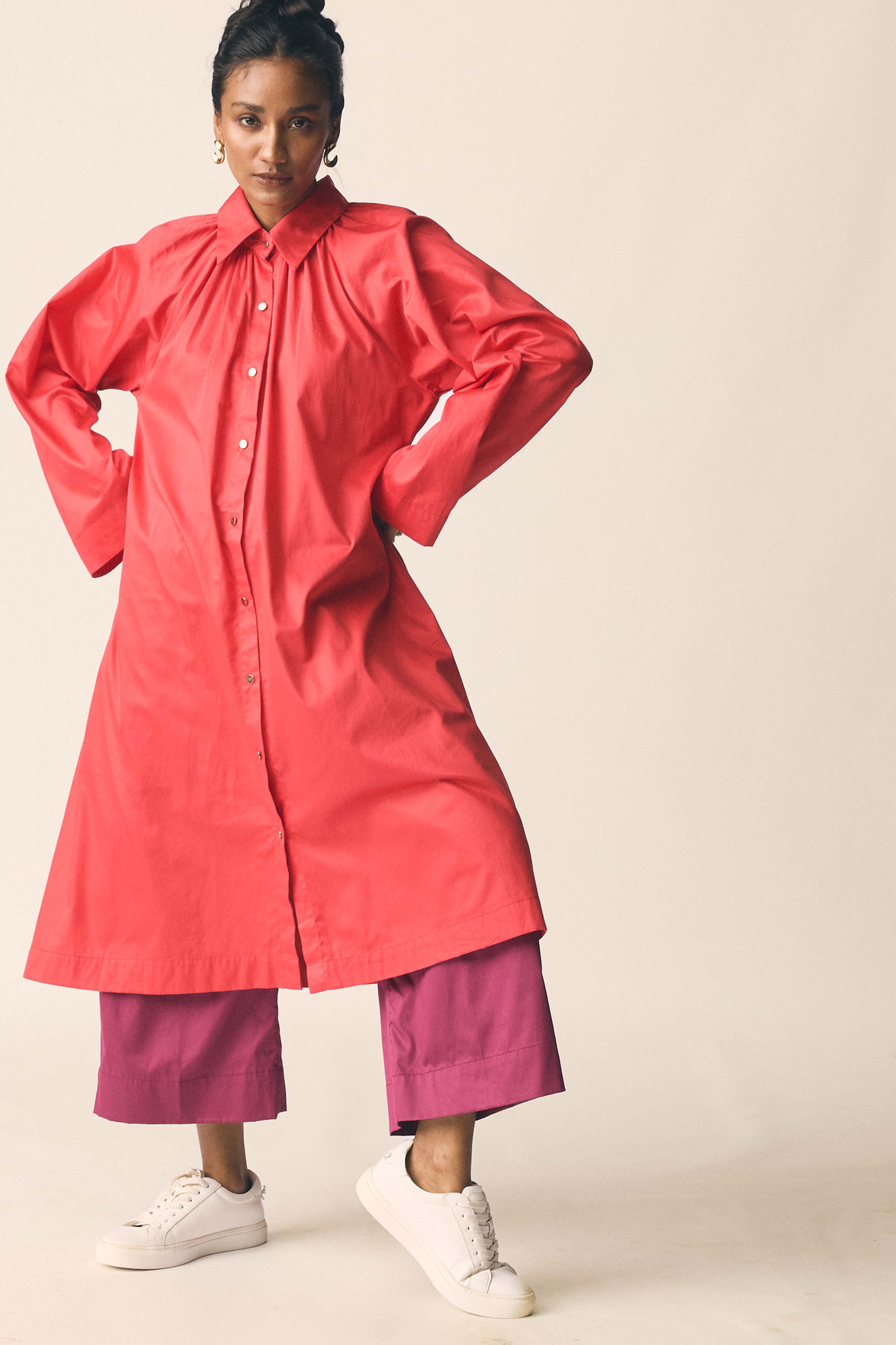 Kandy Co-ord Set in Bright Red