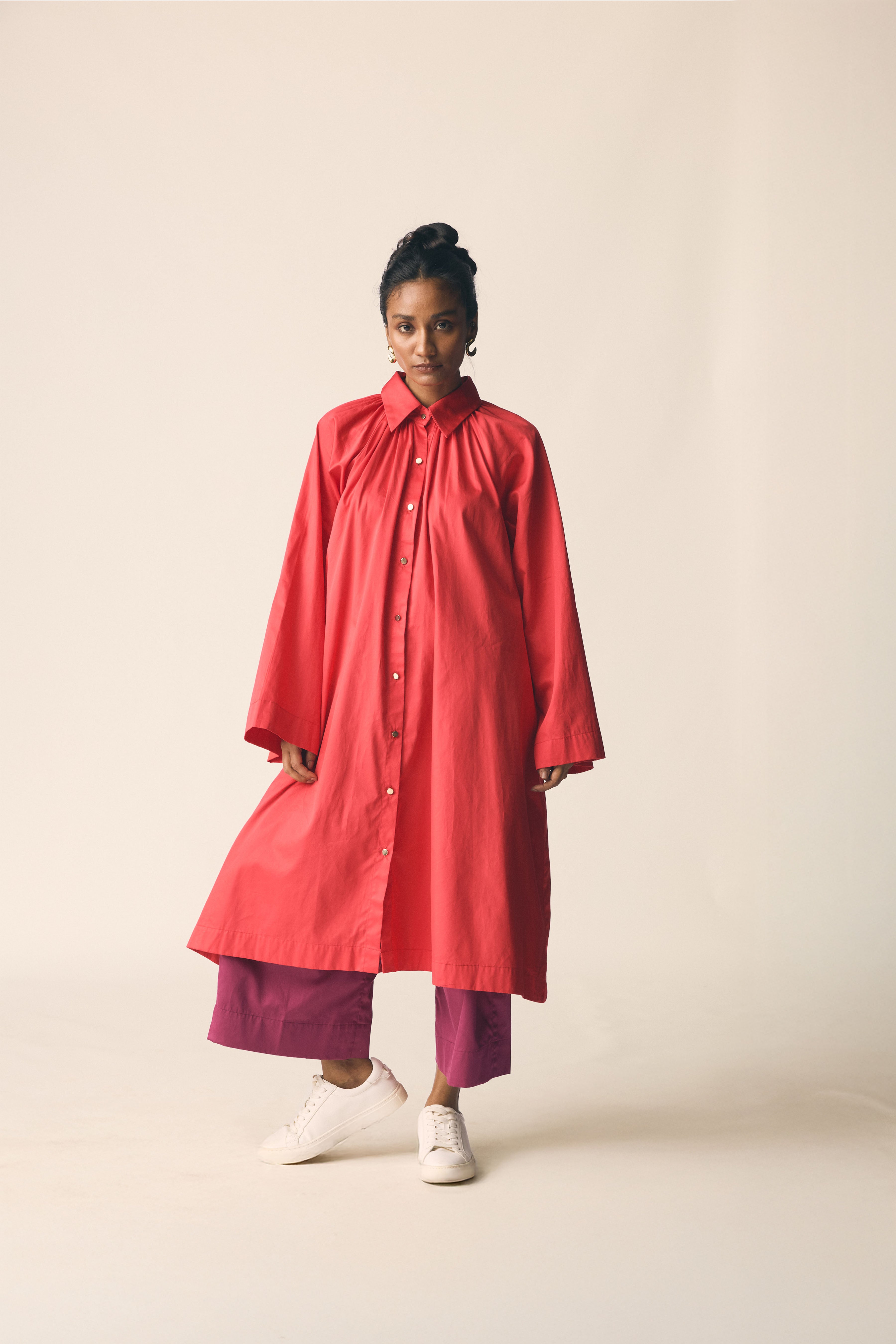 Kandy Co-ord Set in Bright Red