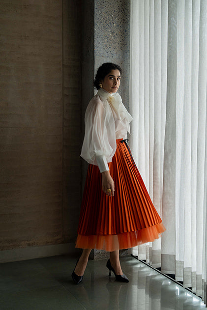 Dram Skirt burnt orange