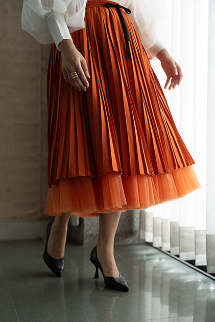 Dram Skirt burnt orange