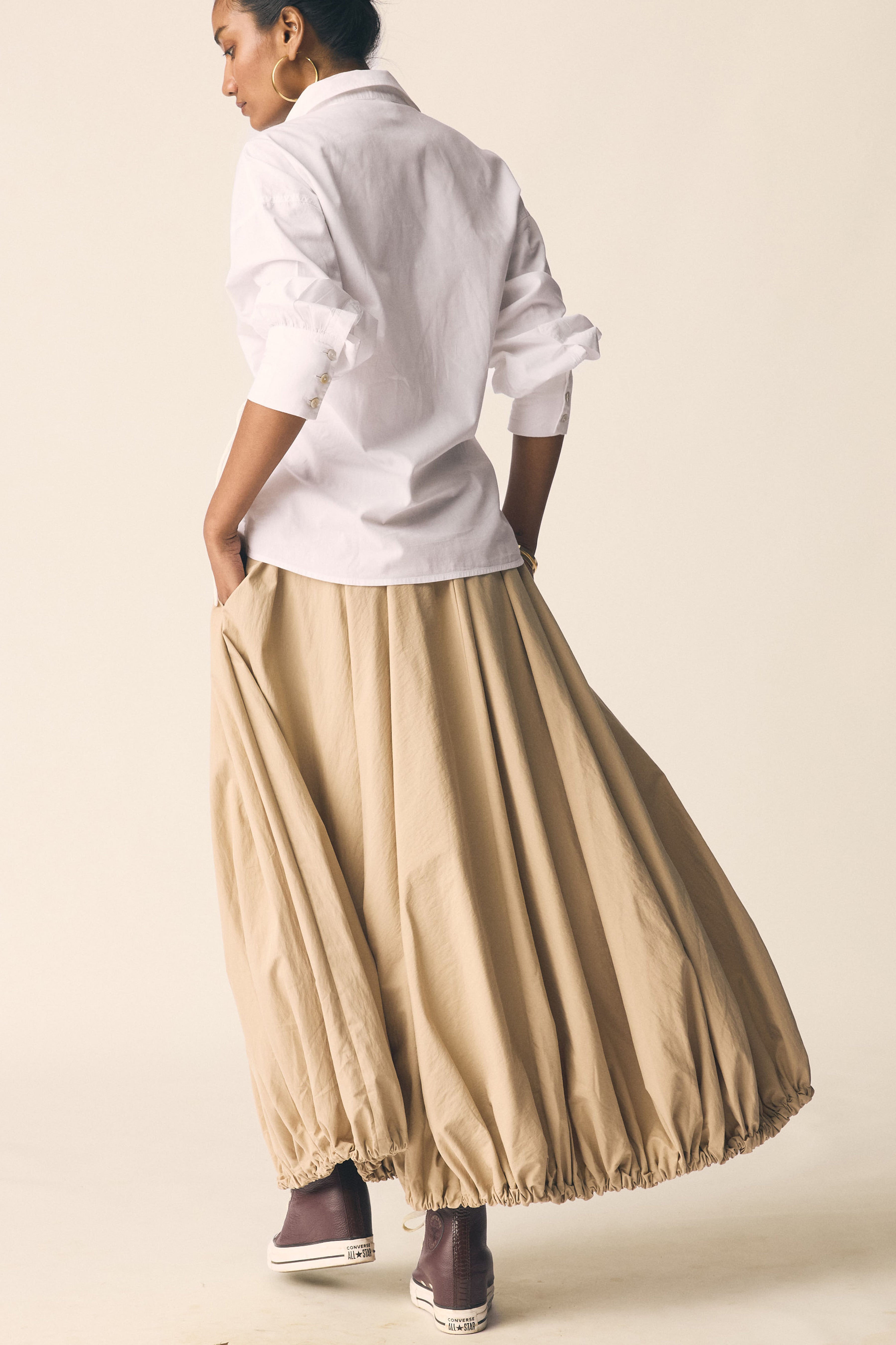 Shanghai Skirt in Tan