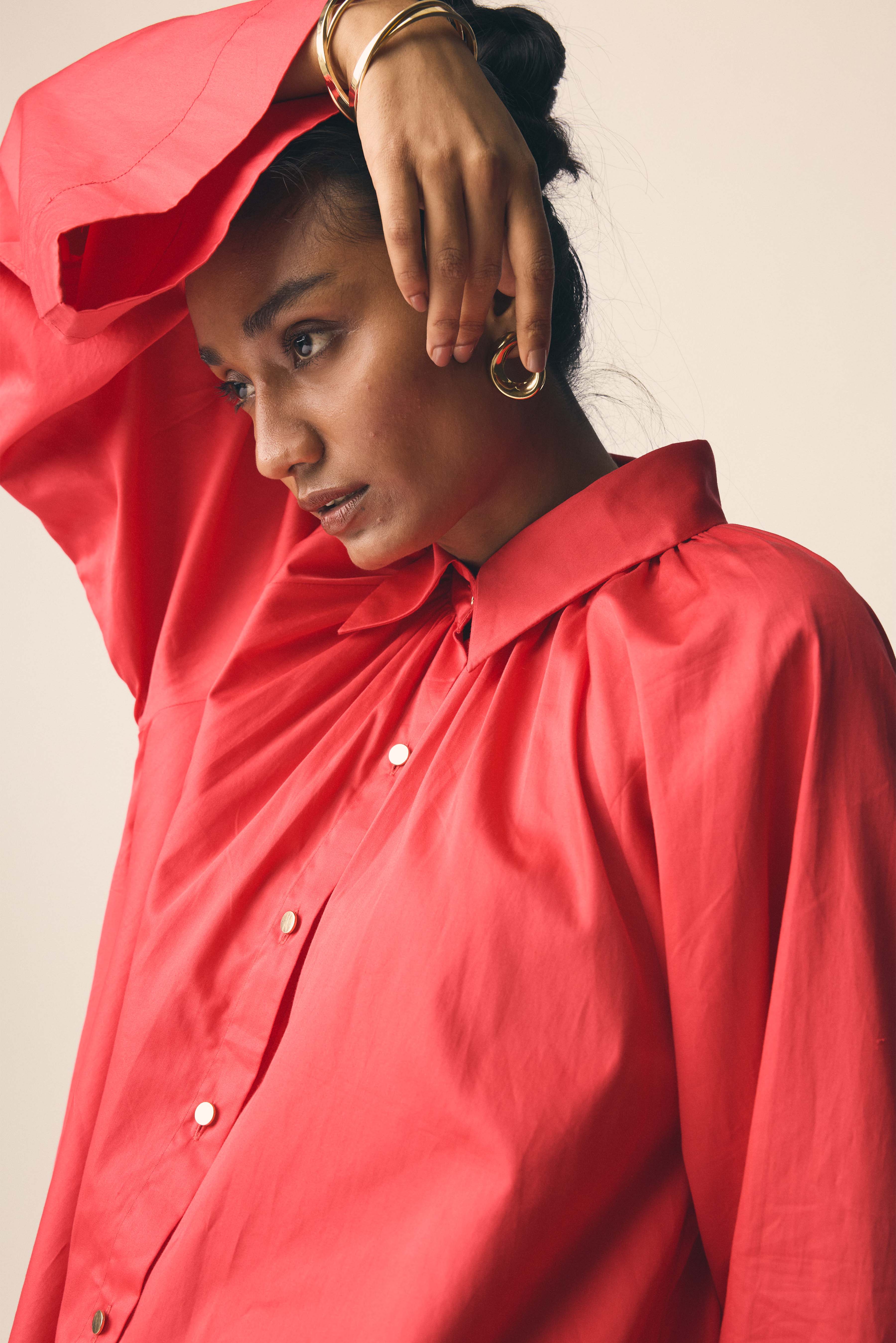 Kandy Co-ord Set in Bright Red